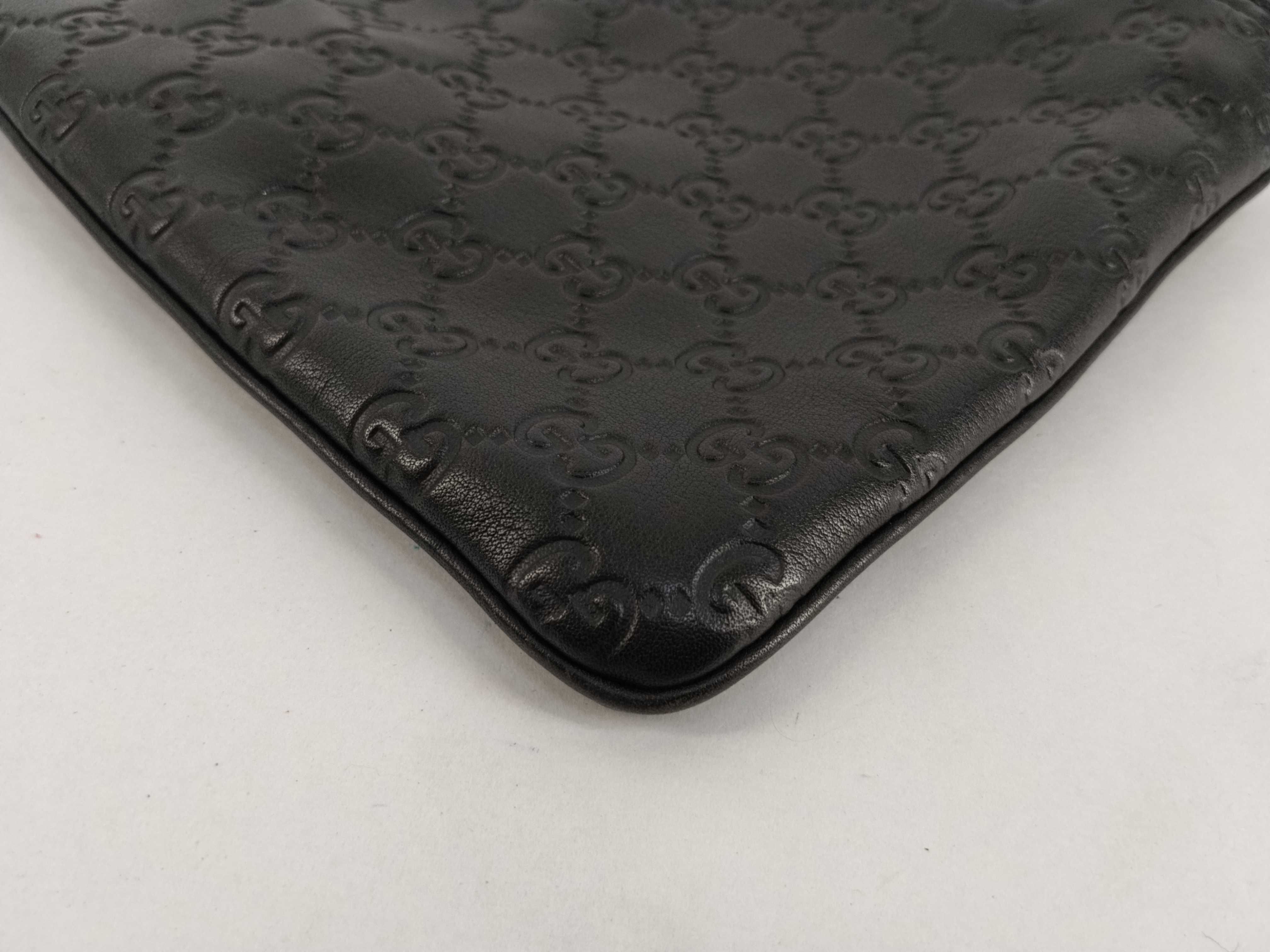 Guccissima Shoulder Bag, Black — view 6