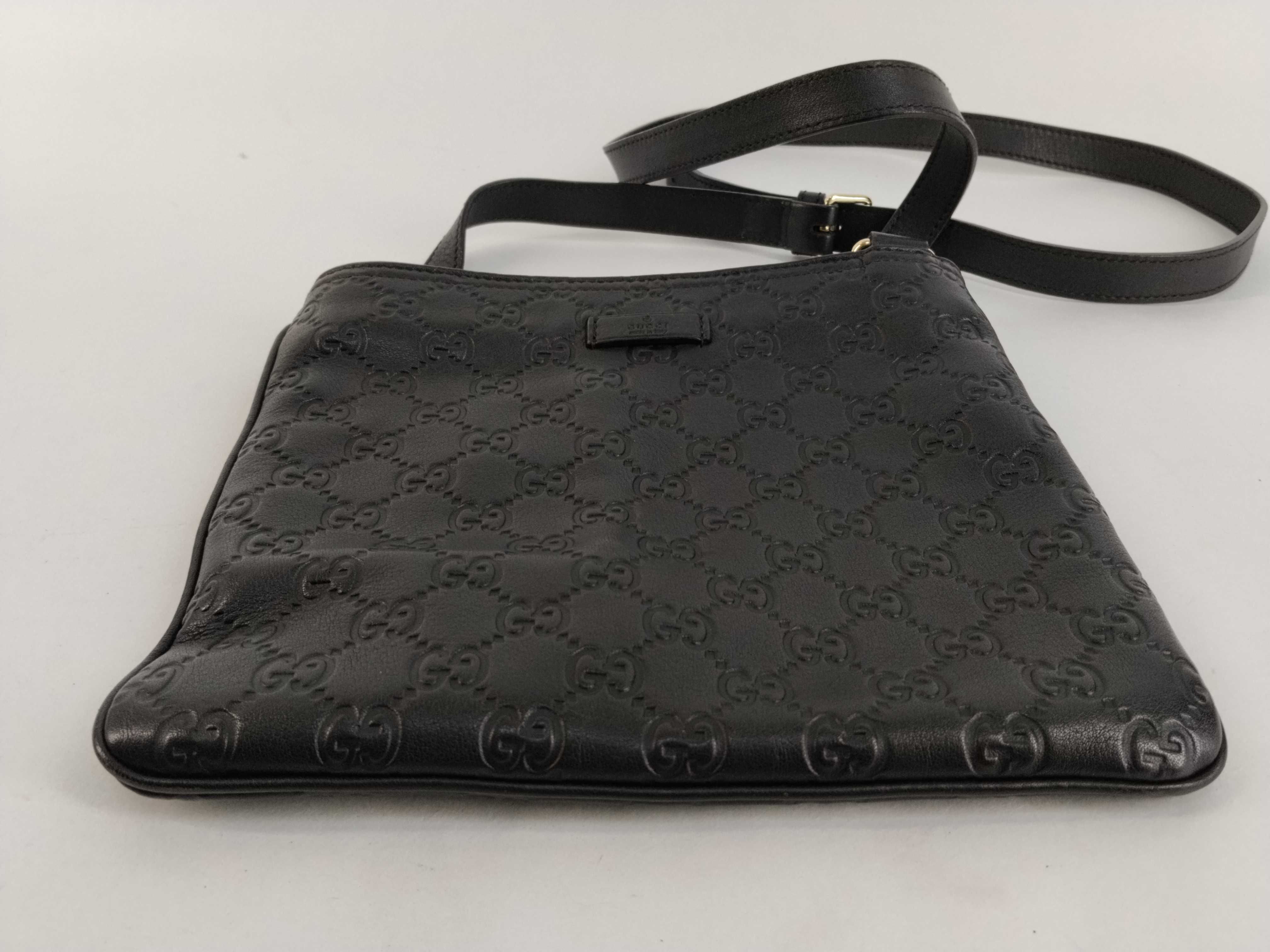 Guccissima Shoulder Bag, Black — view 7