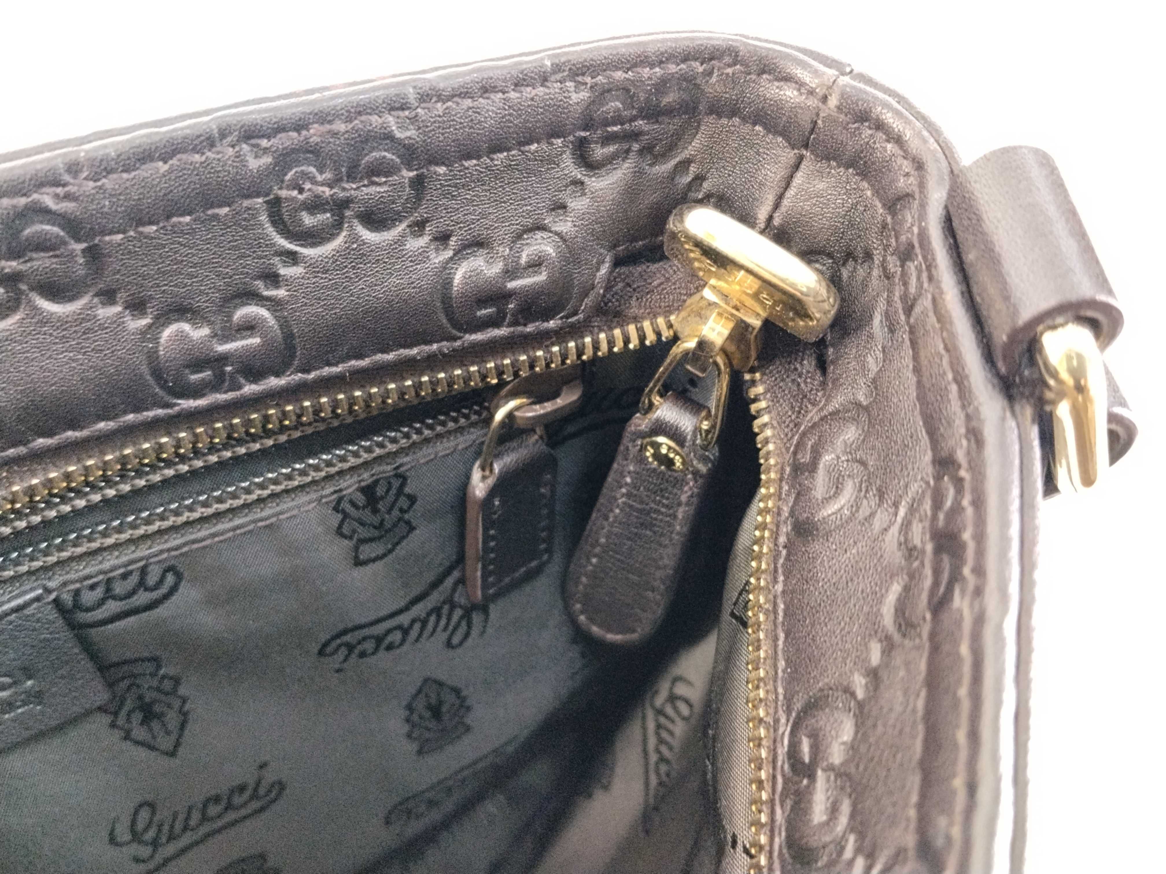 Guccissima Shoulder Bag, Black — view 9