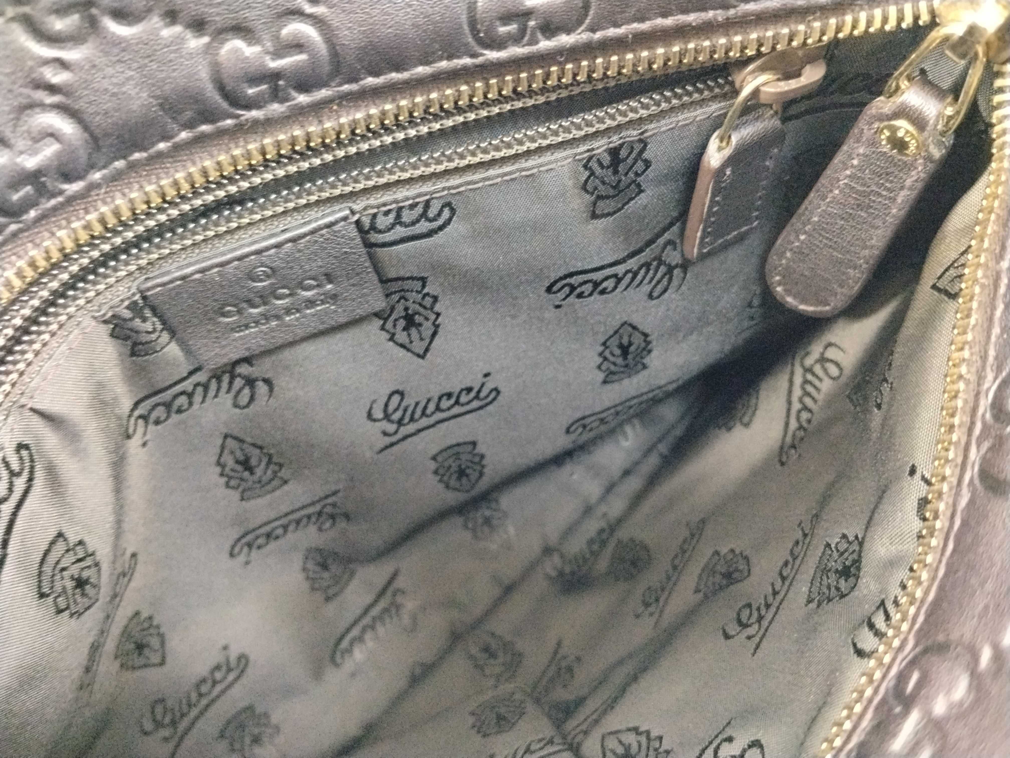 Guccissima Shoulder Bag, Black — view 10