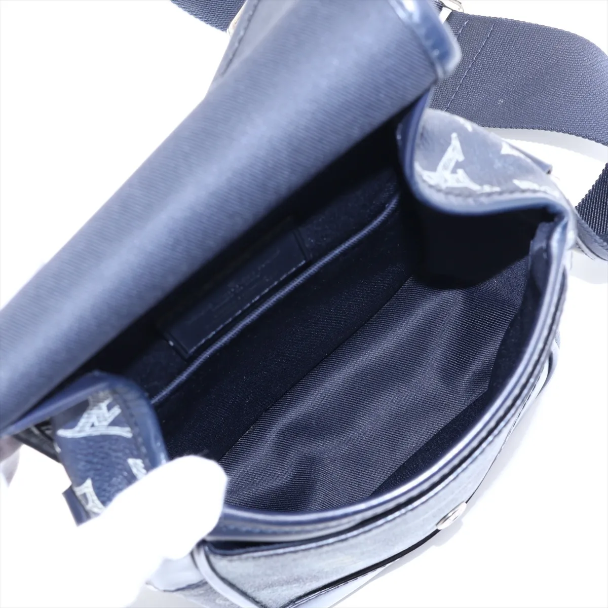 Monogram Savannah Messenger BB M54246 FO0127 Navy (RFID detected) — view 6