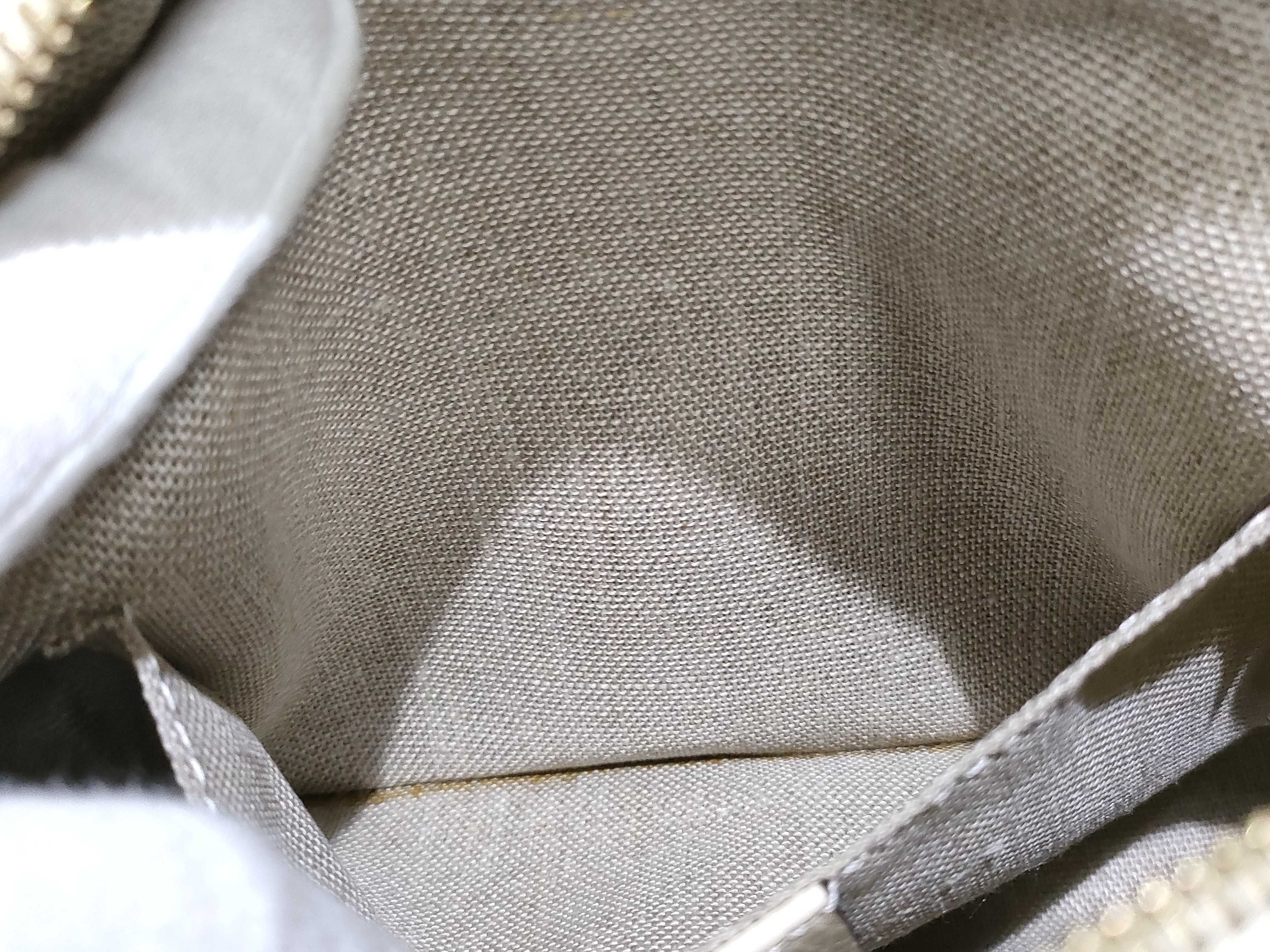 GG Canvas Shoulder Bag, Beige x White, 449413 (Outlet) — view 10