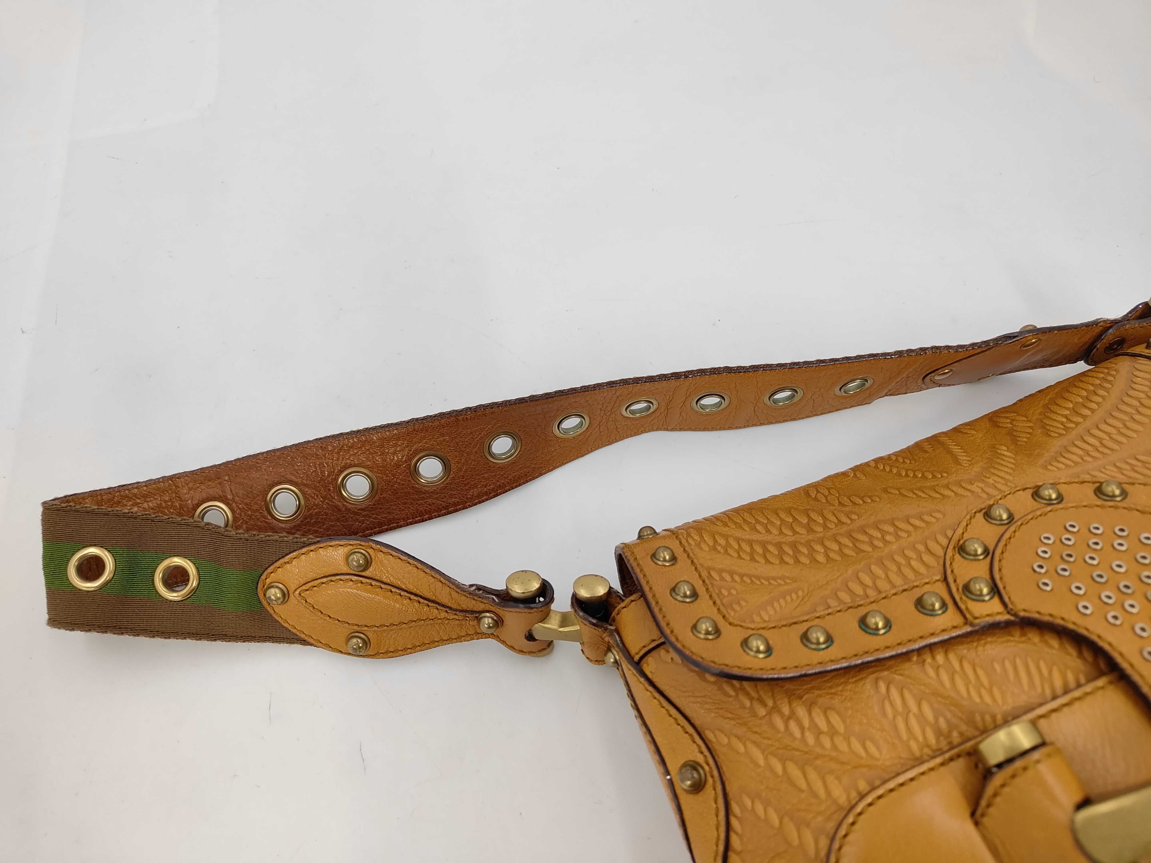 Horsebit Leather Studded Shoulder Bag 144010 — view 5