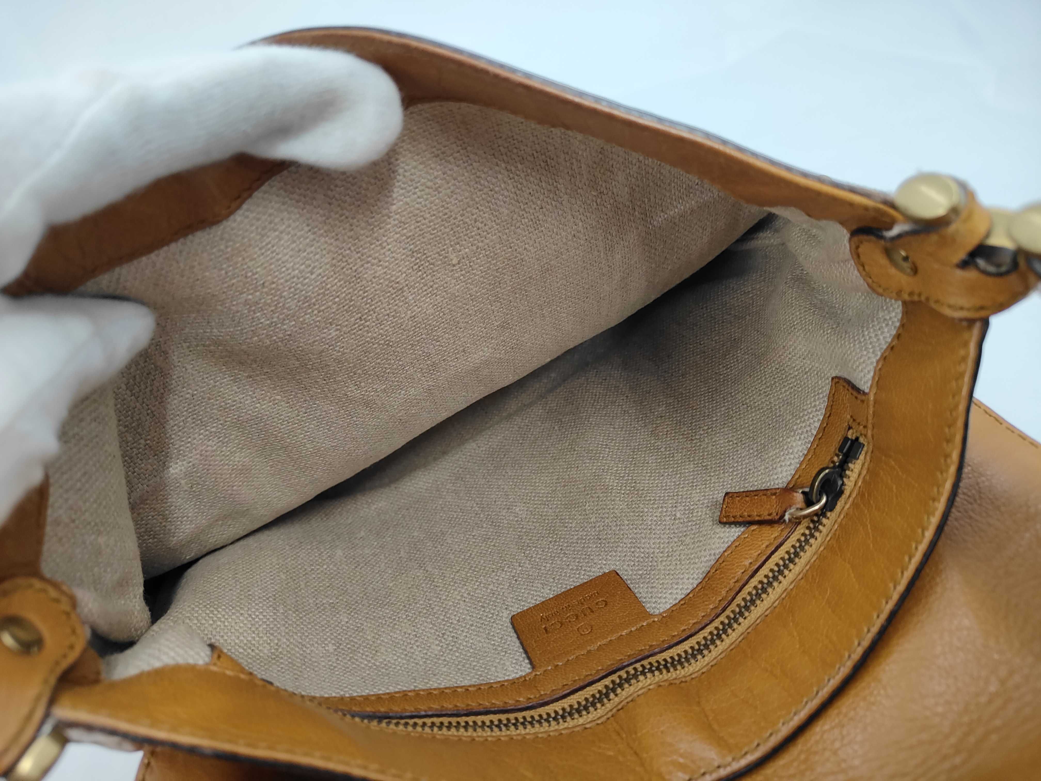 Horsebit Leather Studded Shoulder Bag 144010 — view 9