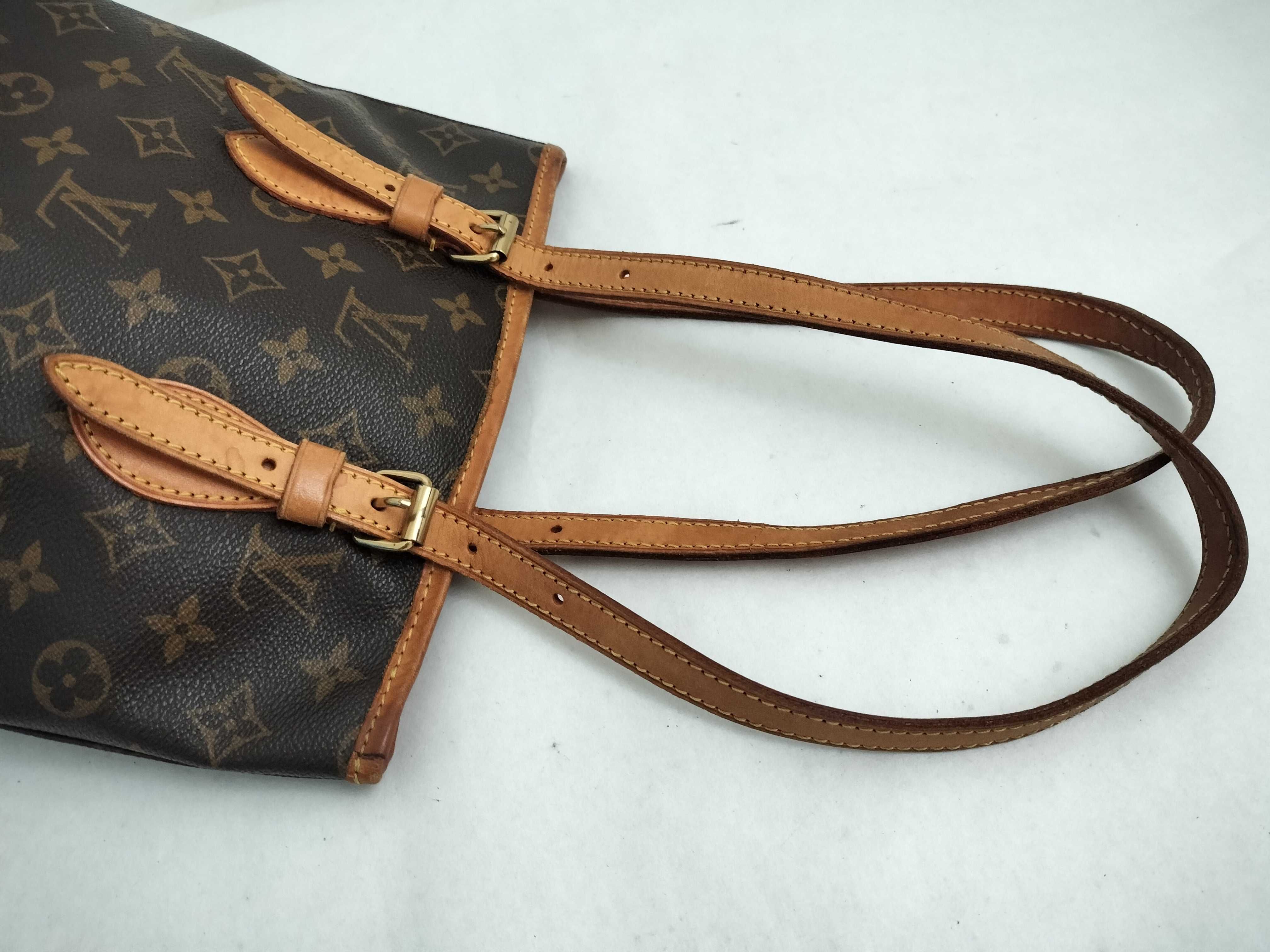 Monogram Louis Vuitton Monogram Tote Bag Bucket PM M42238 Tote Bag — view 3