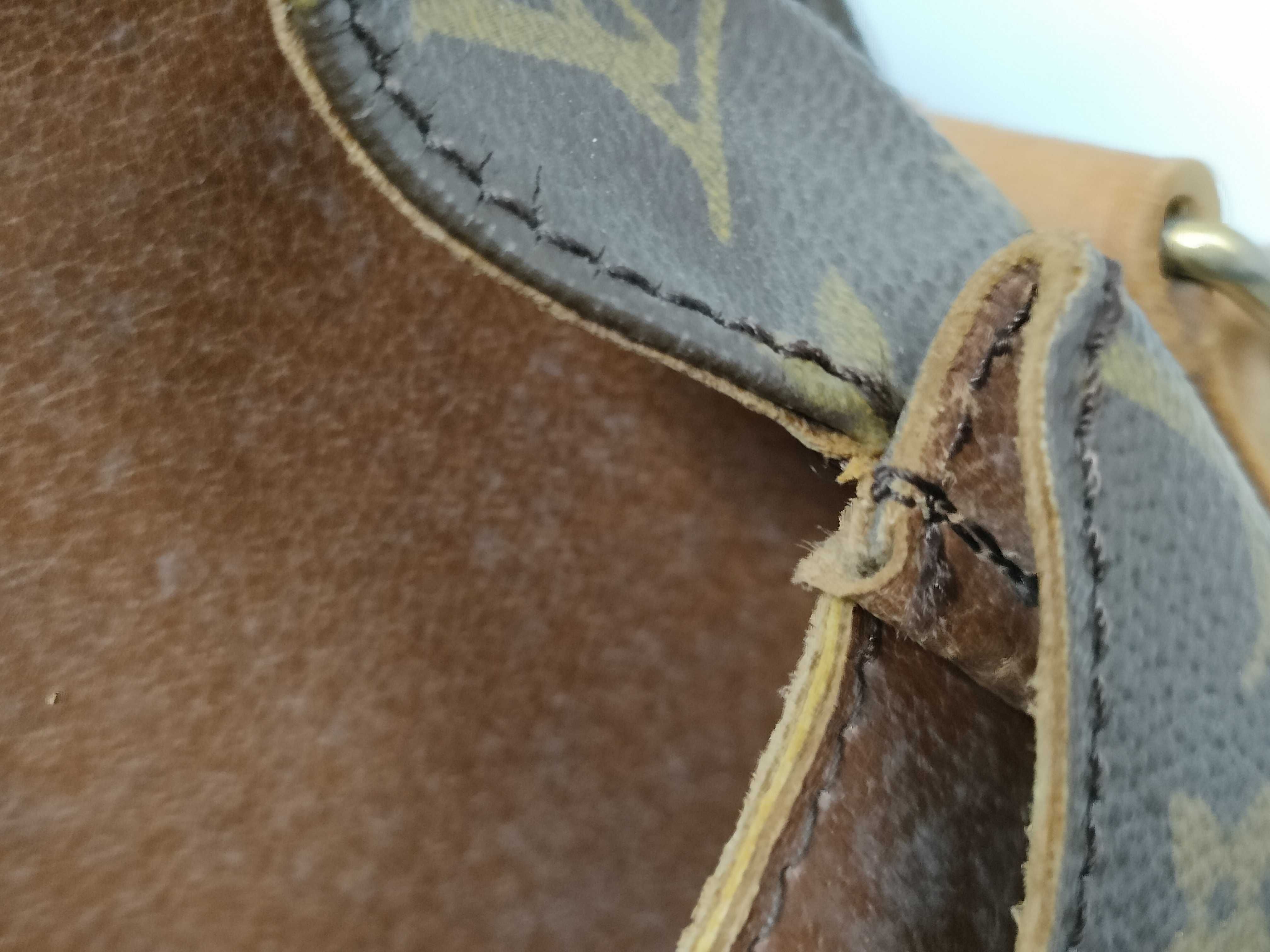 Monogram Cartouchiere Shoulder Bag (Interior has mold) — view 9