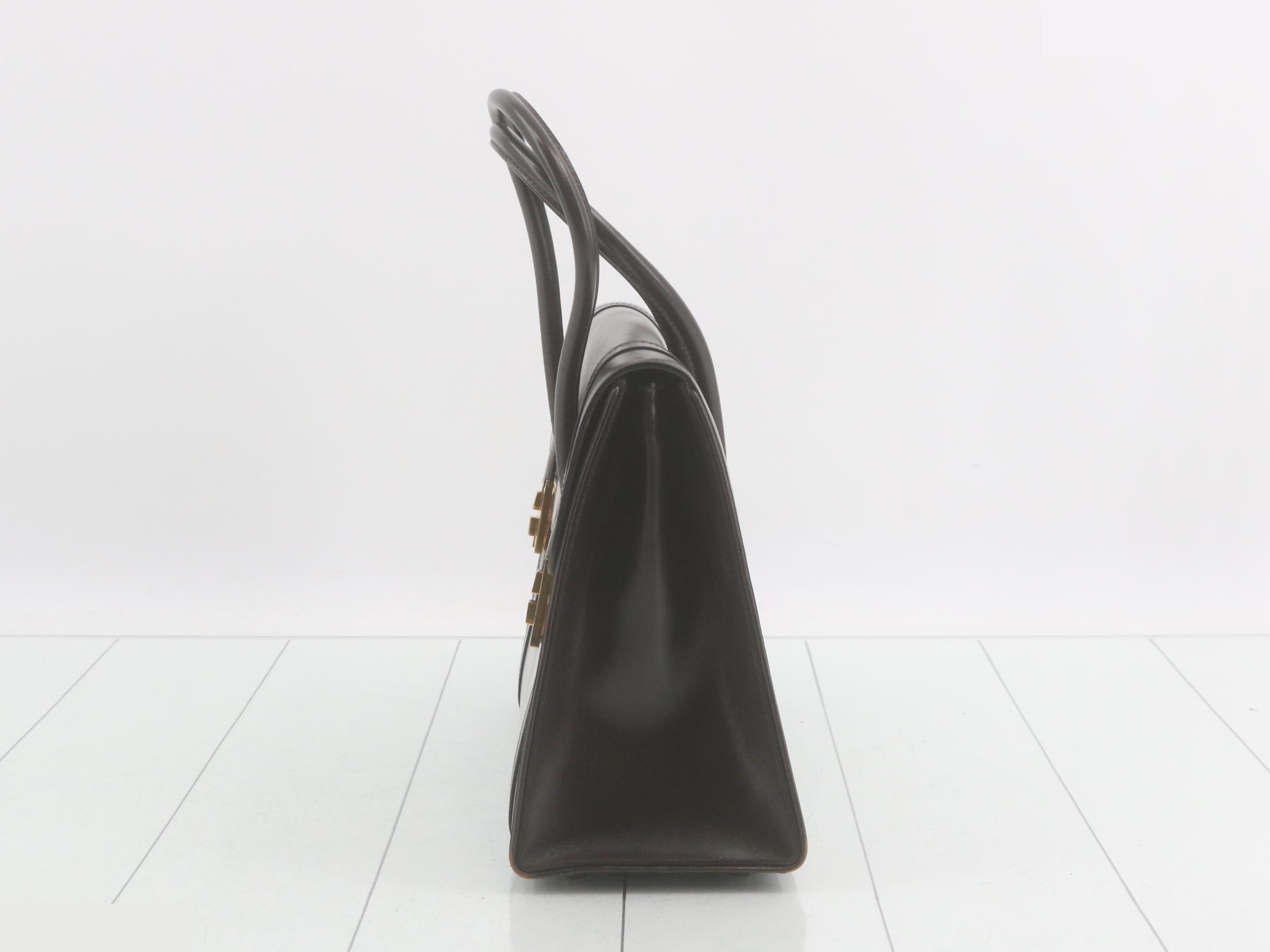 Drag 30 Leather Handbag, with G stamp — view 3