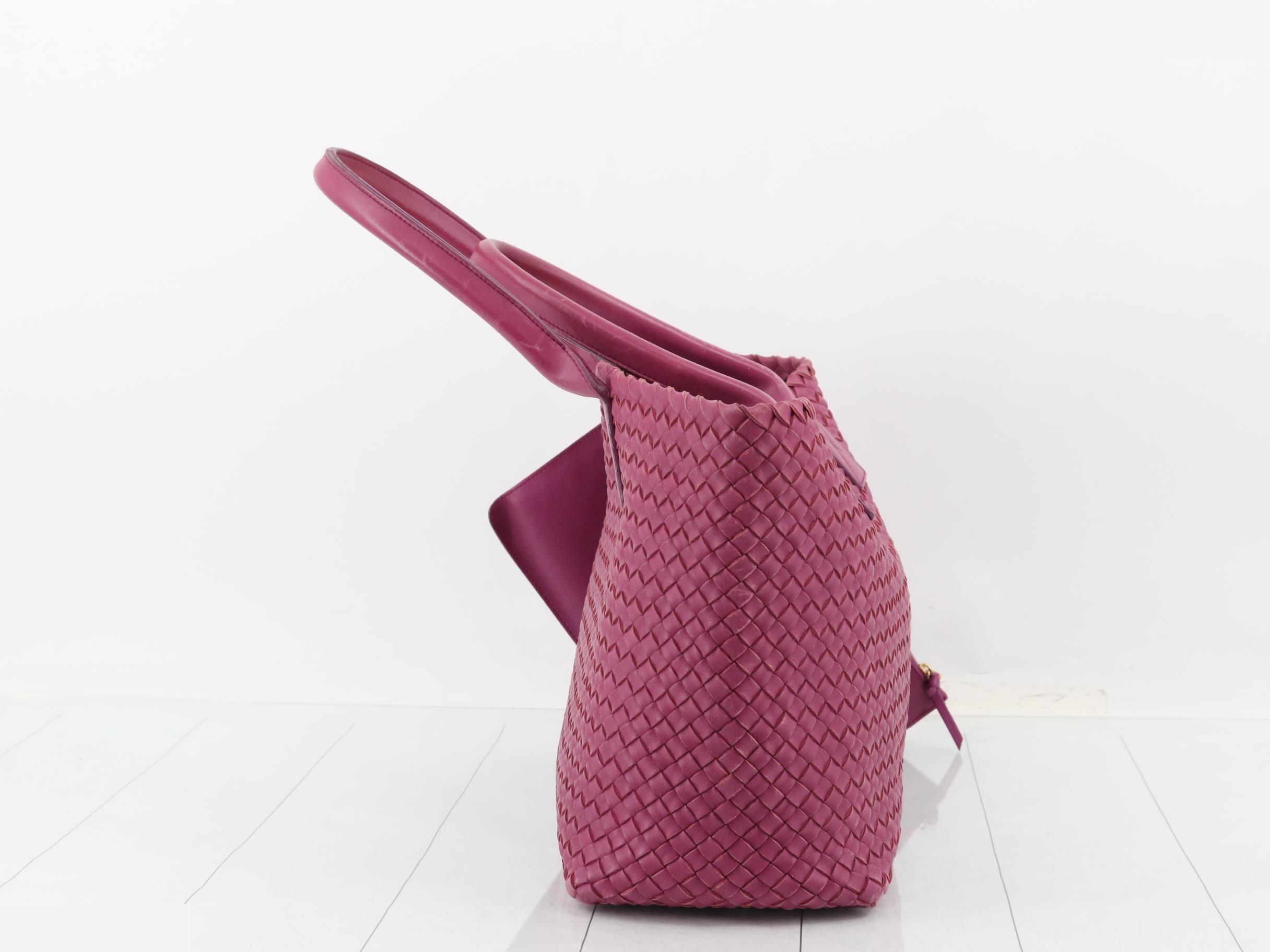 Intrecciato (bag) - Tote bag - Purple — view 3