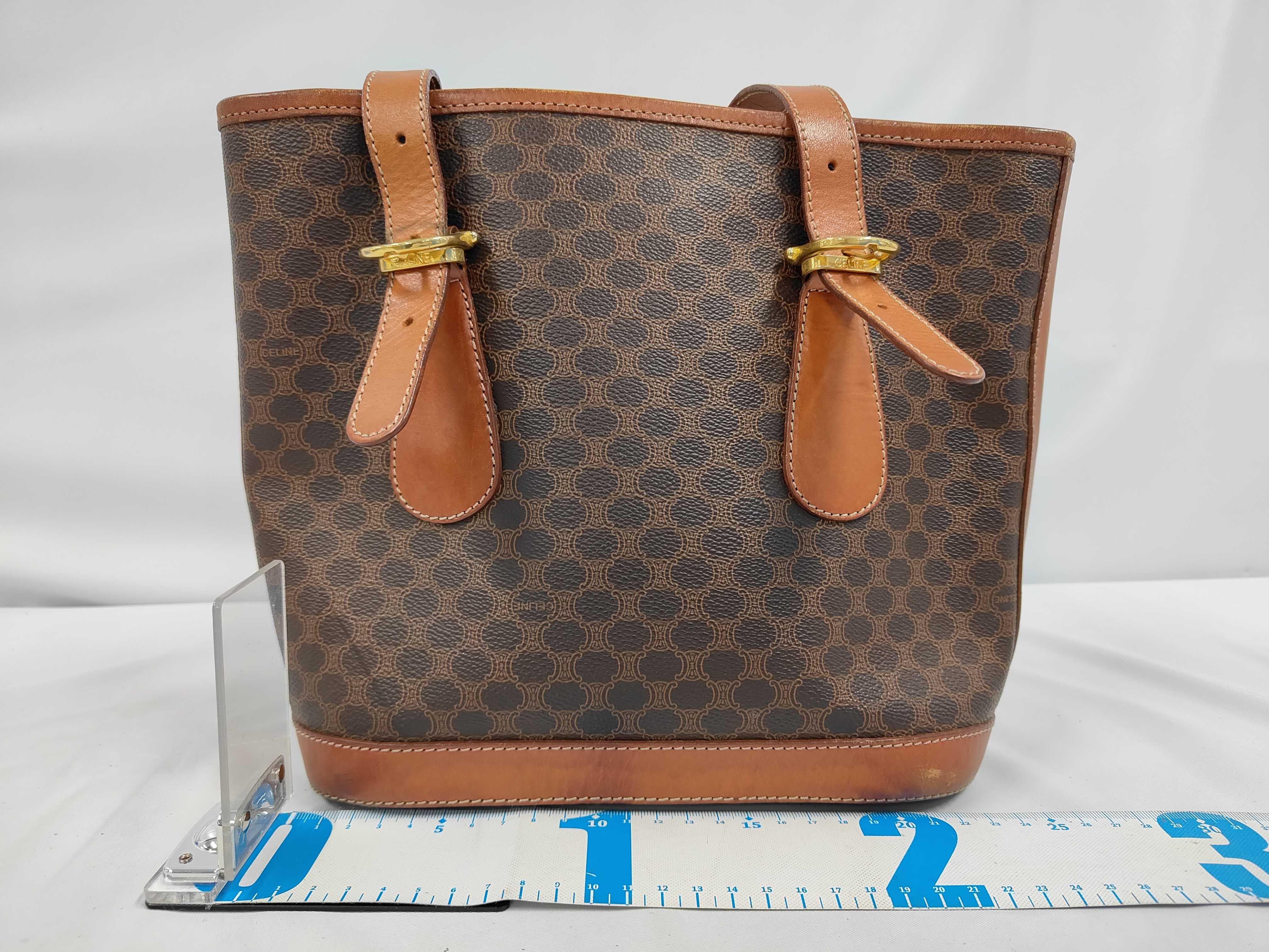 Macadam Brown Bucket Tote Bag — view 2
