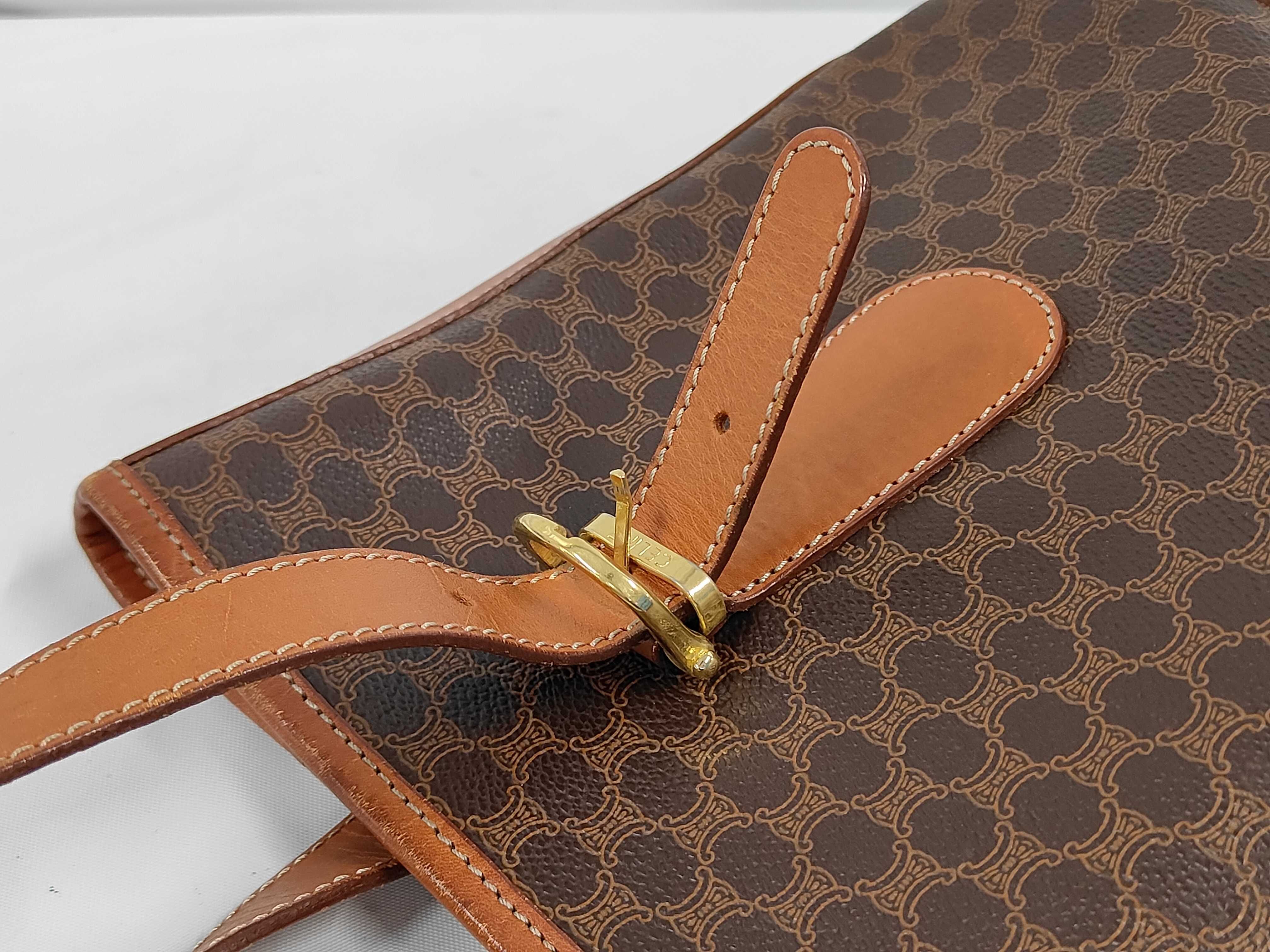 Macadam Brown Bucket Tote Bag — view 6