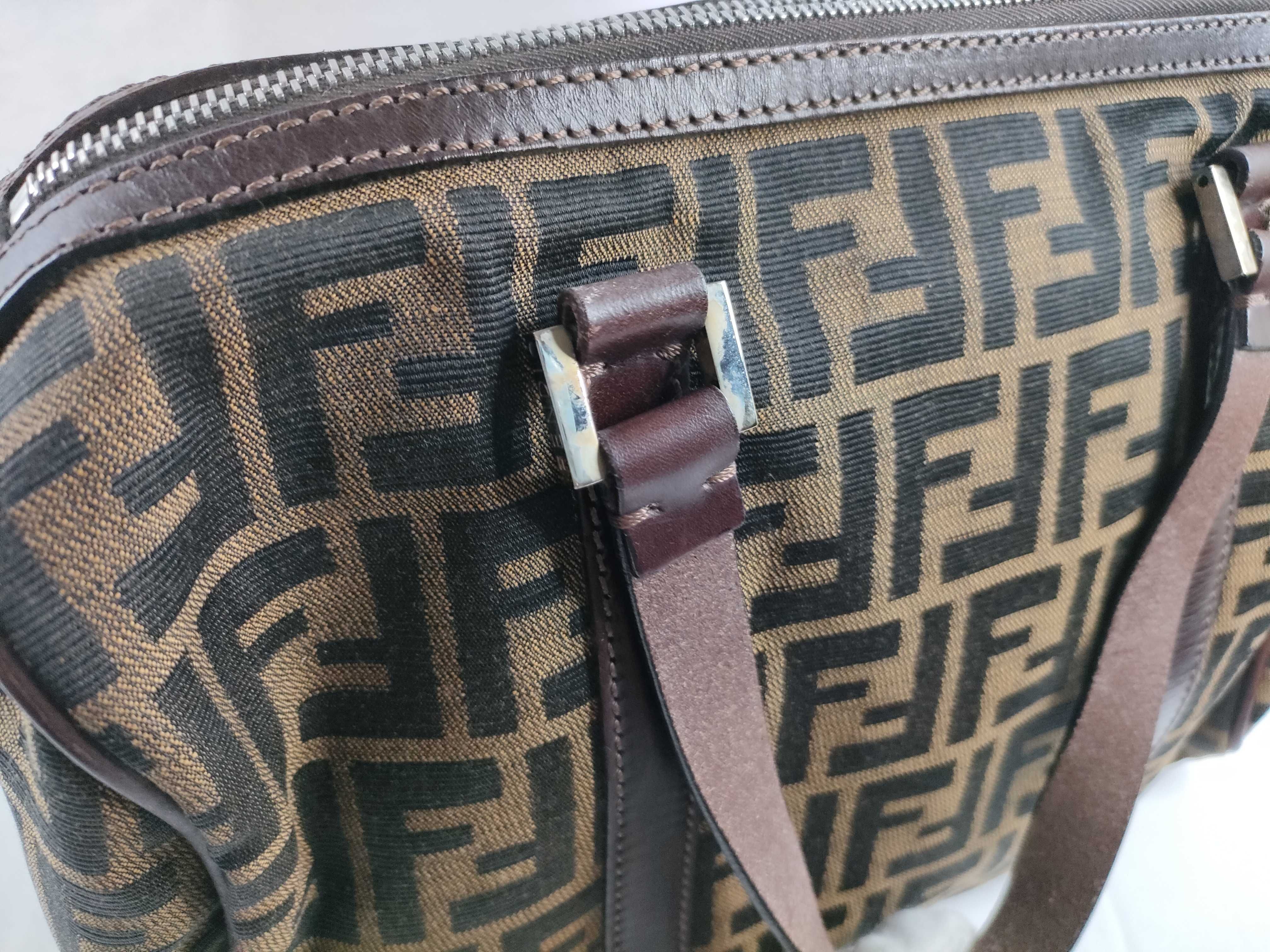 Zucca pattern Fendi Boston bag Zucca Boston bag — view 8