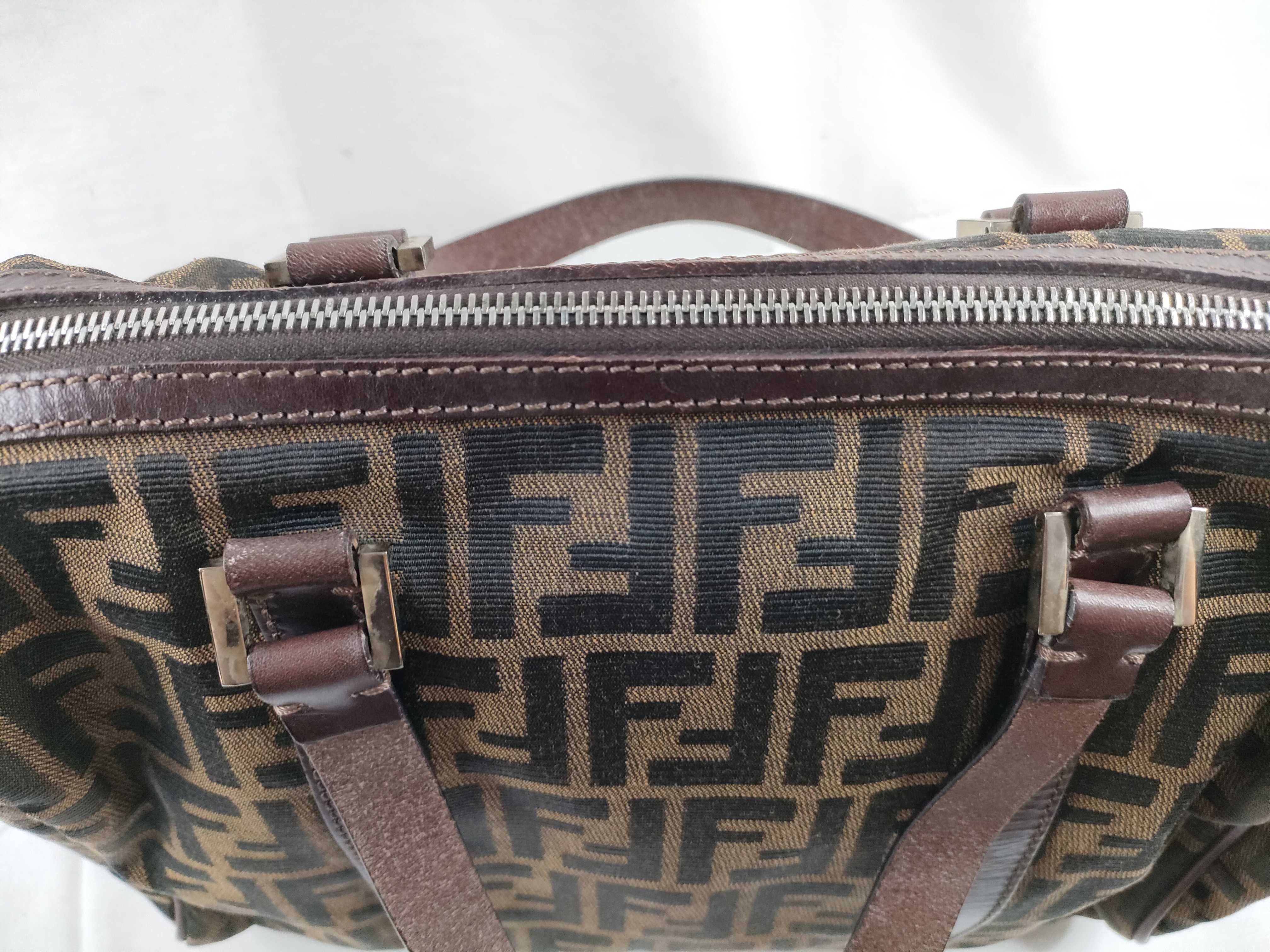 Zucca pattern Fendi Boston bag Zucca Boston bag — view 9