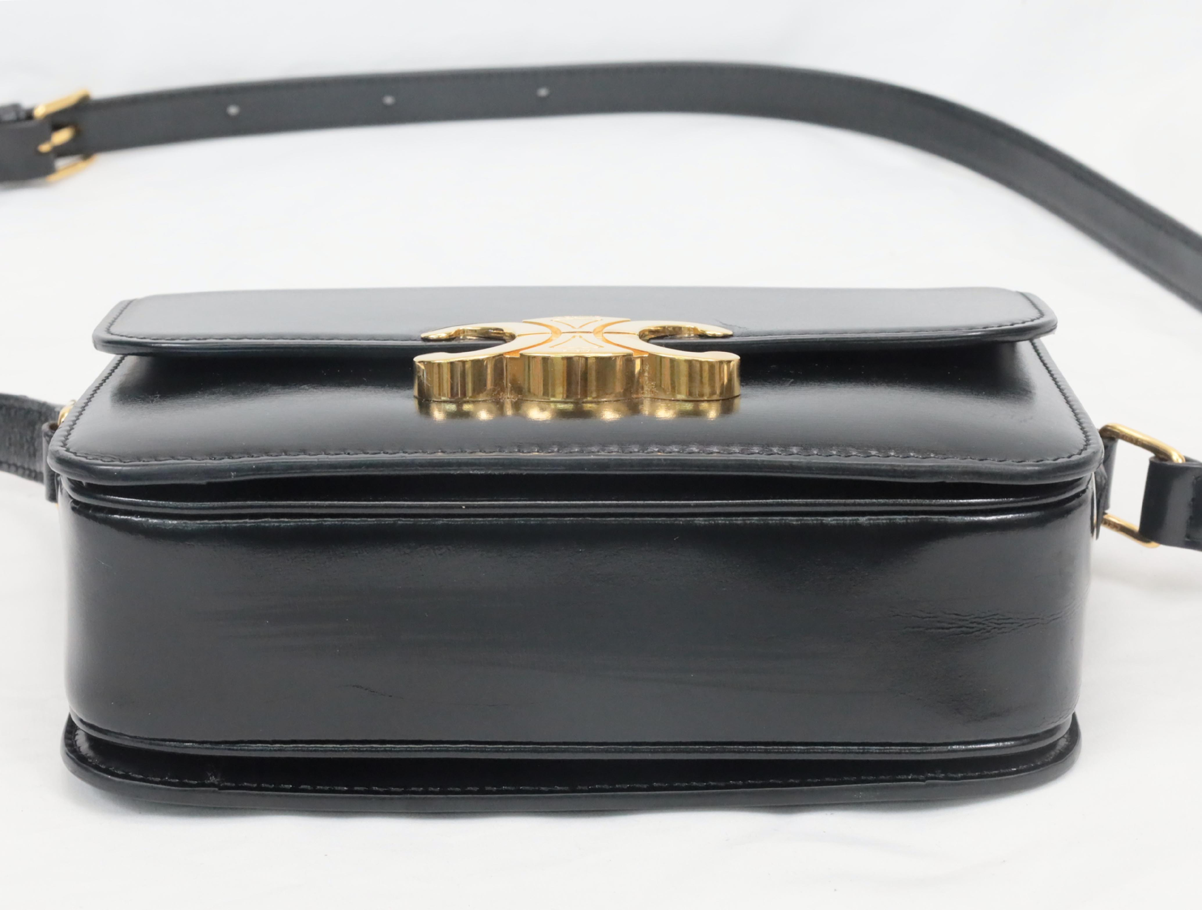 Calf Triomphe Teen Shoulder Bag — view 3