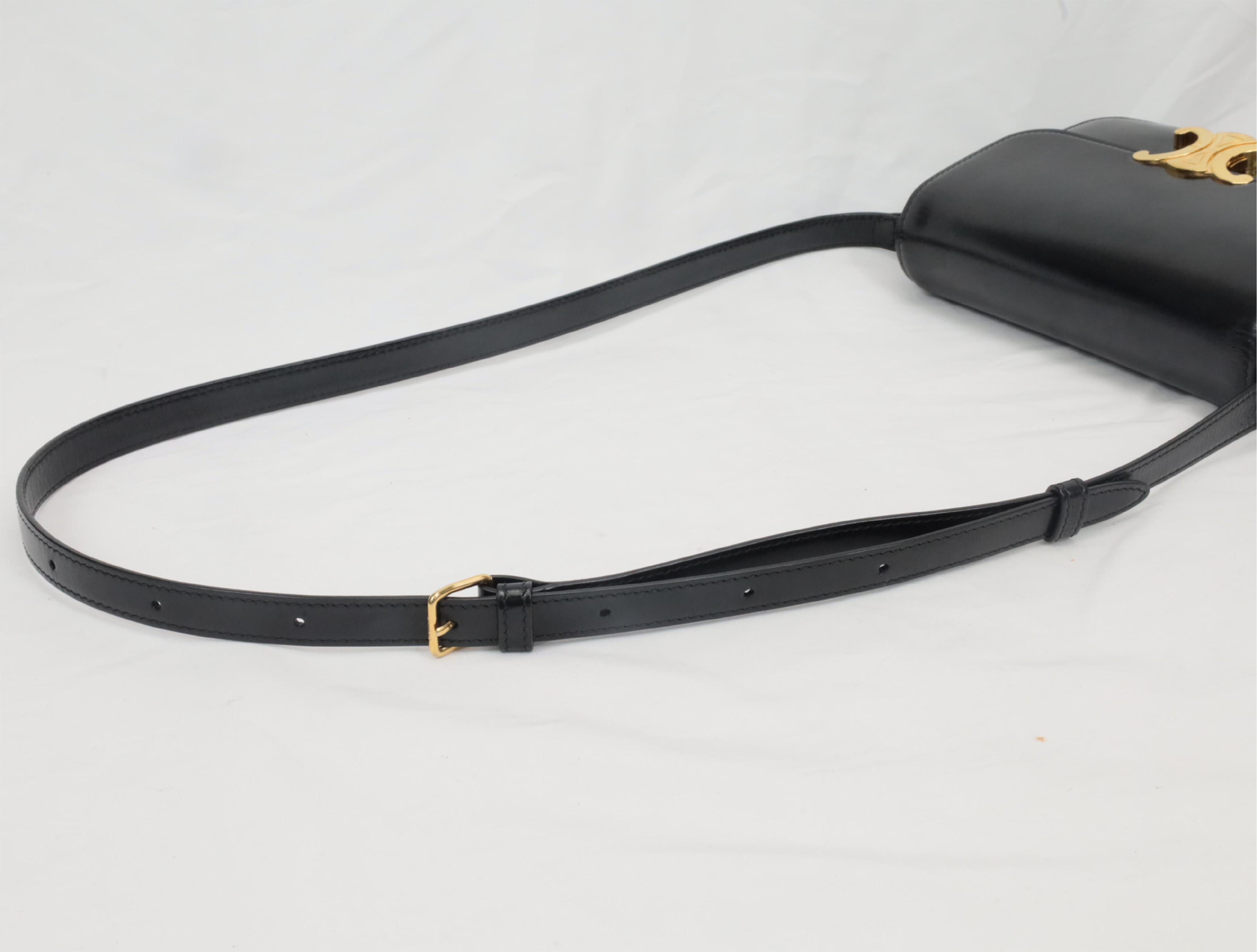 Calf Triomphe Teen Shoulder Bag — view 10