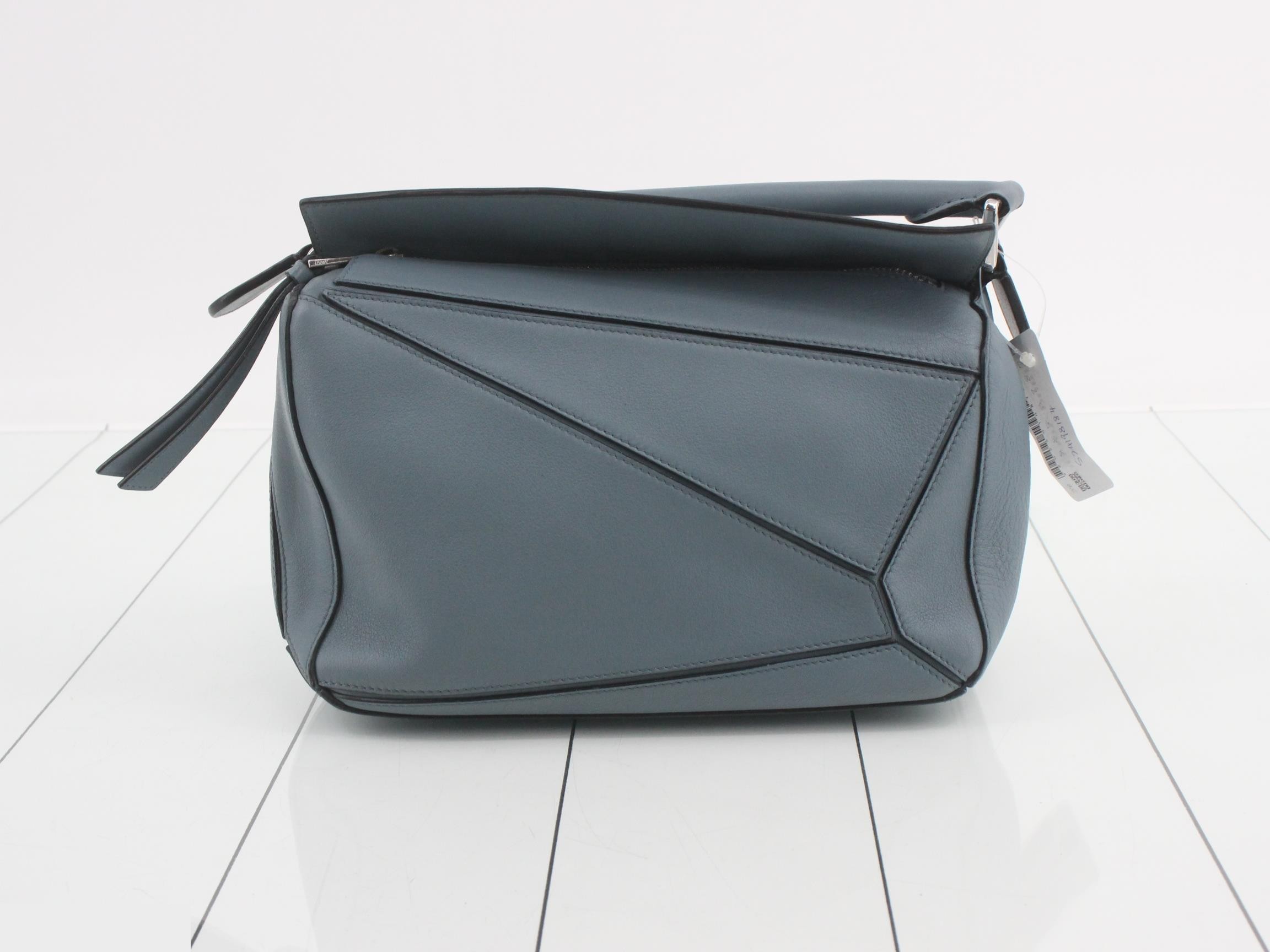 Puzzle Leather 2-Way Handbag