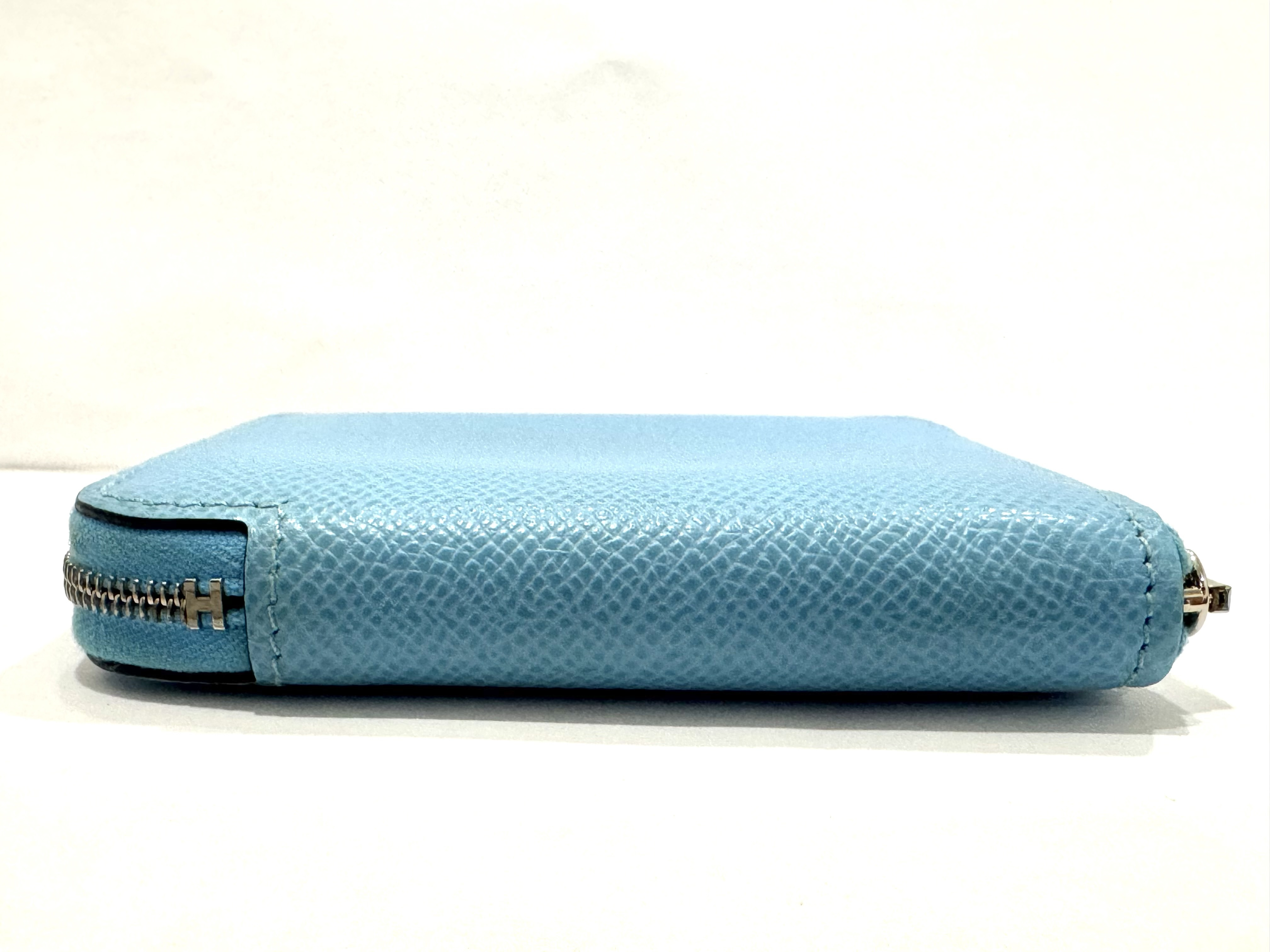 Azap Silk In Compact Wallet, Veau Epsom Leather, U-stamp — view 3