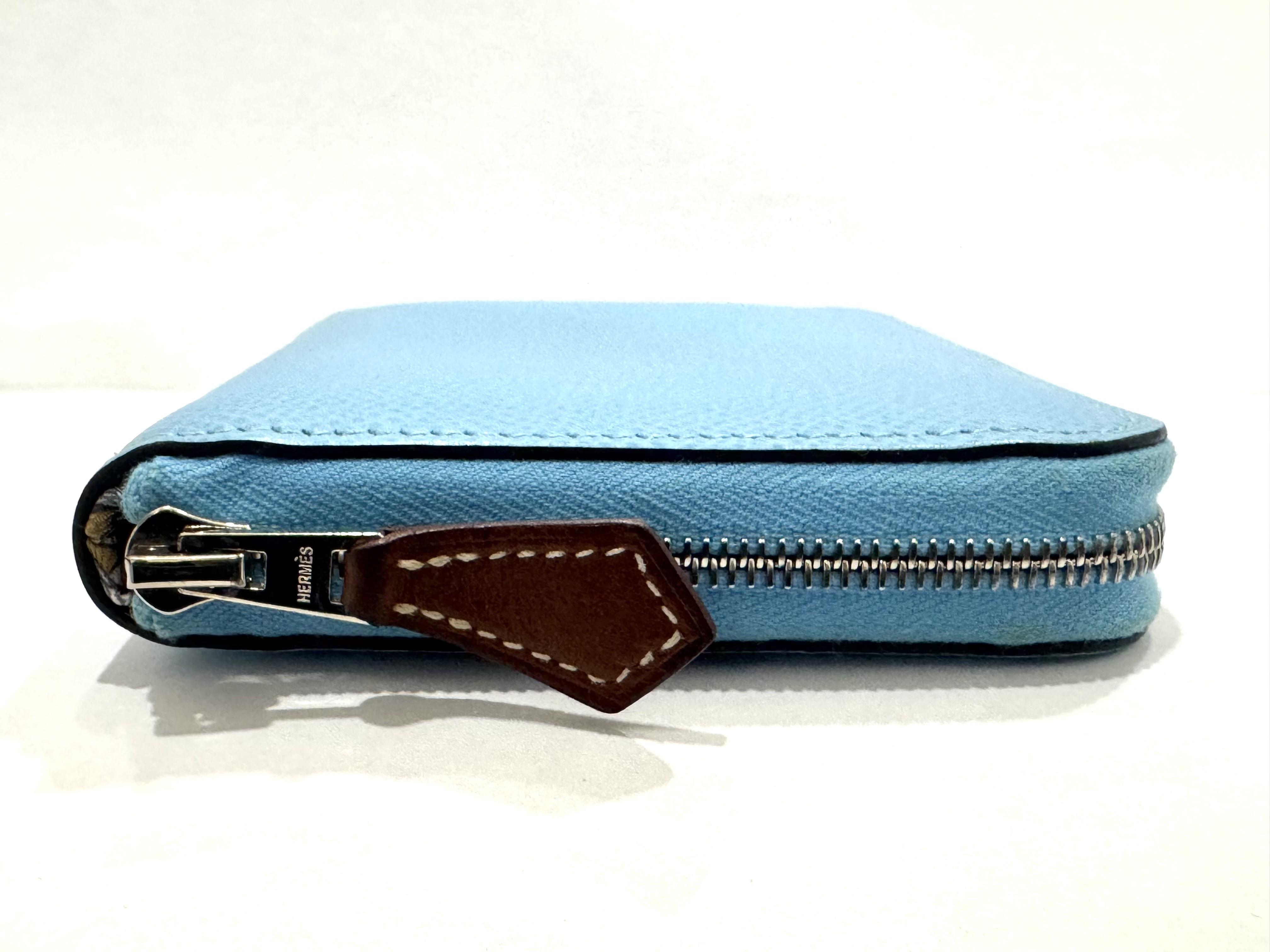 Azap Silk In Compact Wallet, Veau Epsom Leather, U-stamp — view 5