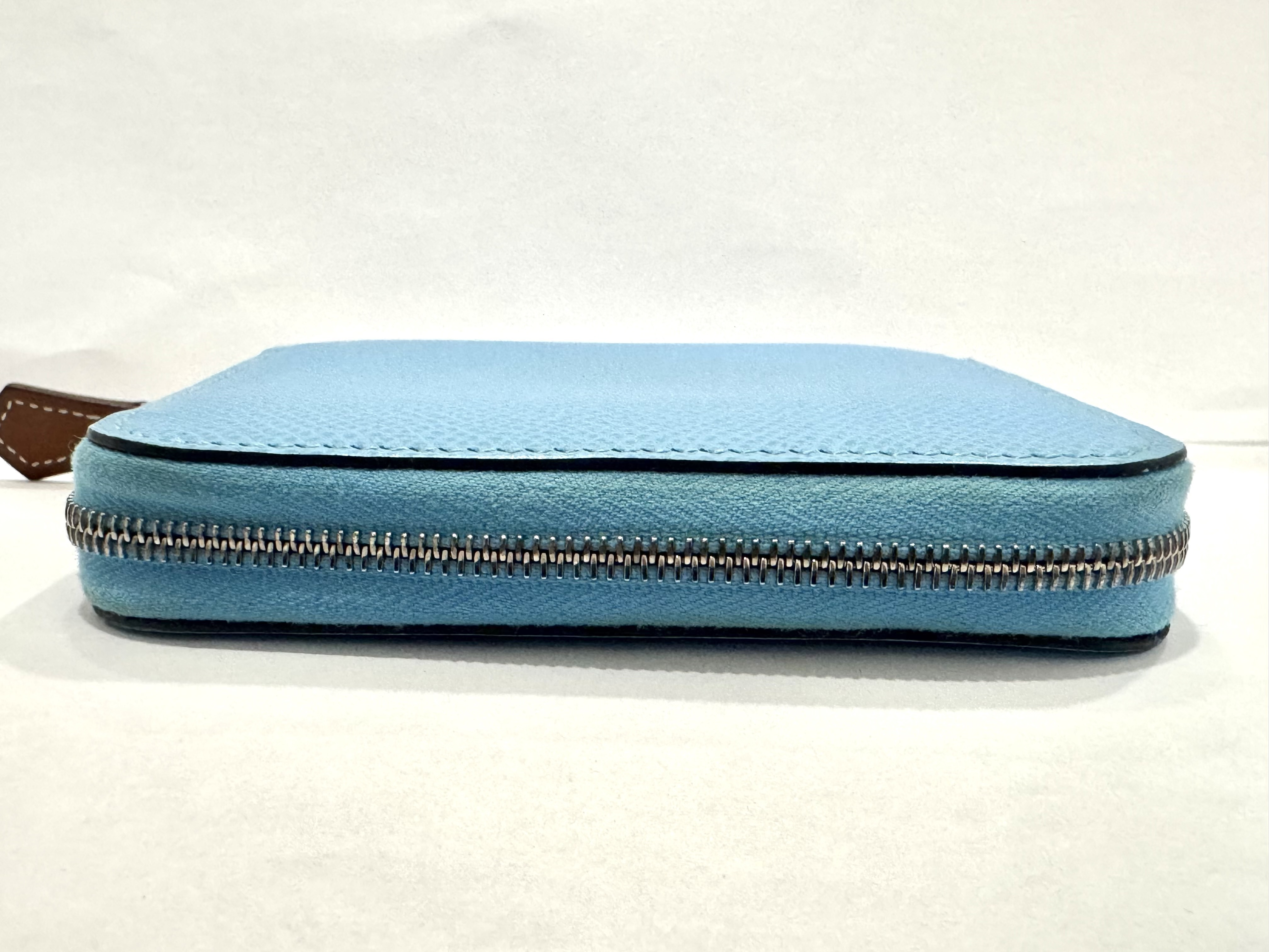 Azap Silk In Compact Wallet, Veau Epsom Leather, U-stamp — view 6