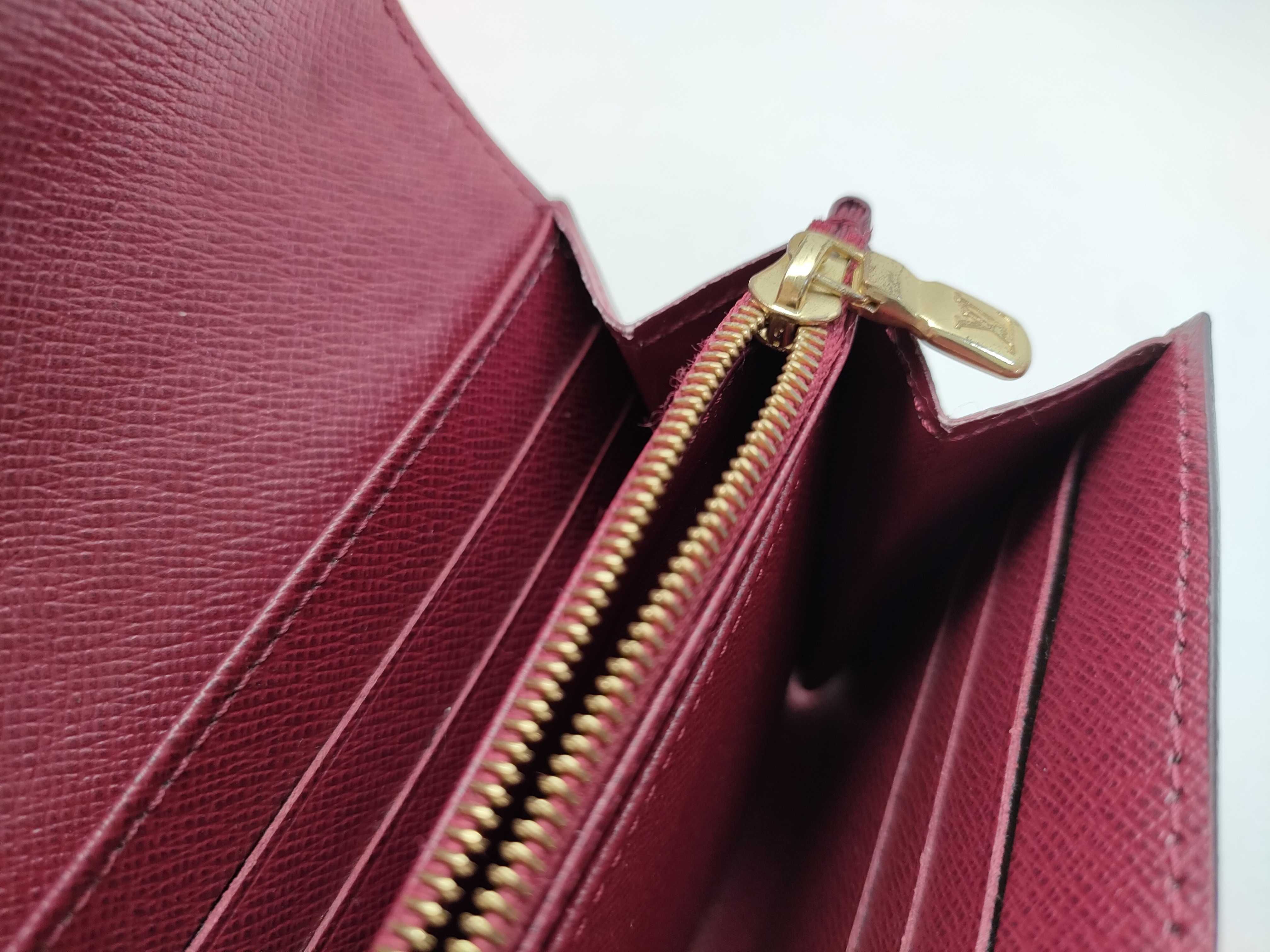 Monogram Portefeuille Sarah Fuchsia Pink Wallet — view 12