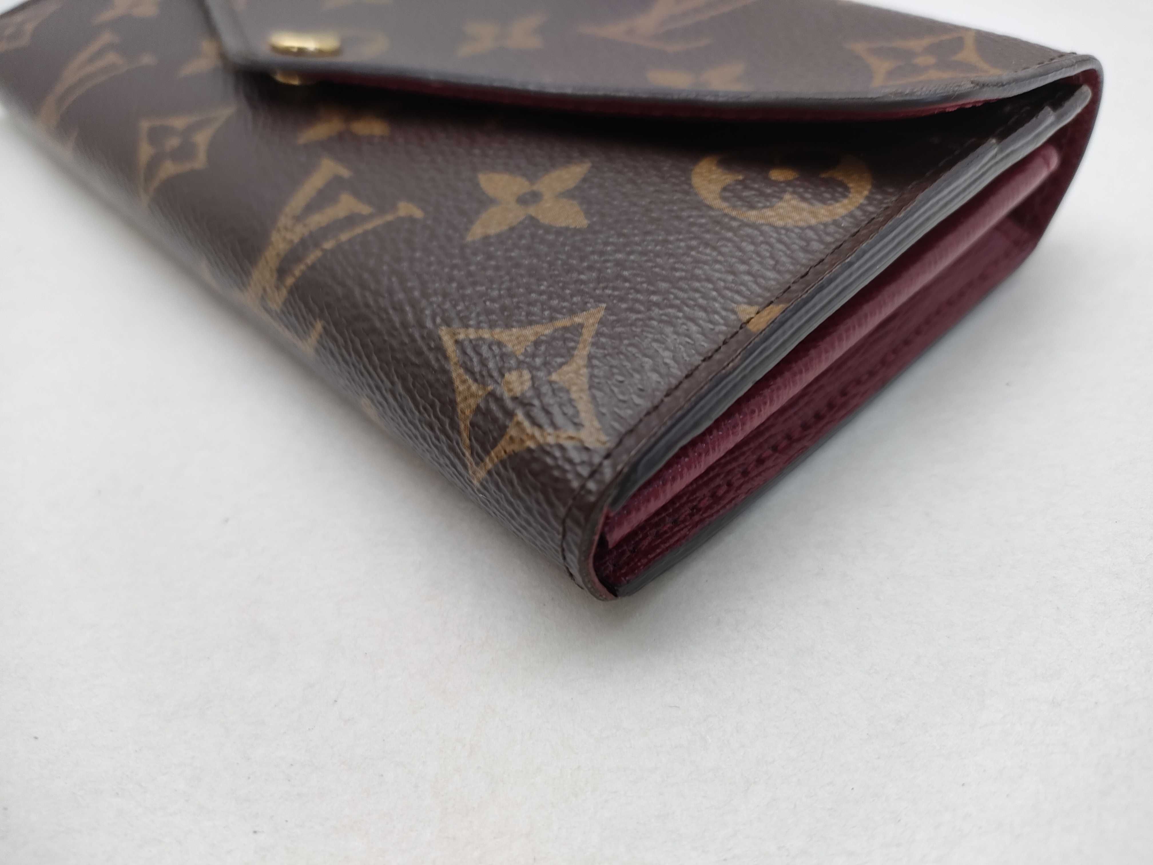 Monogram Portefeuille Sarah Fuchsia Pink Wallet — view 3