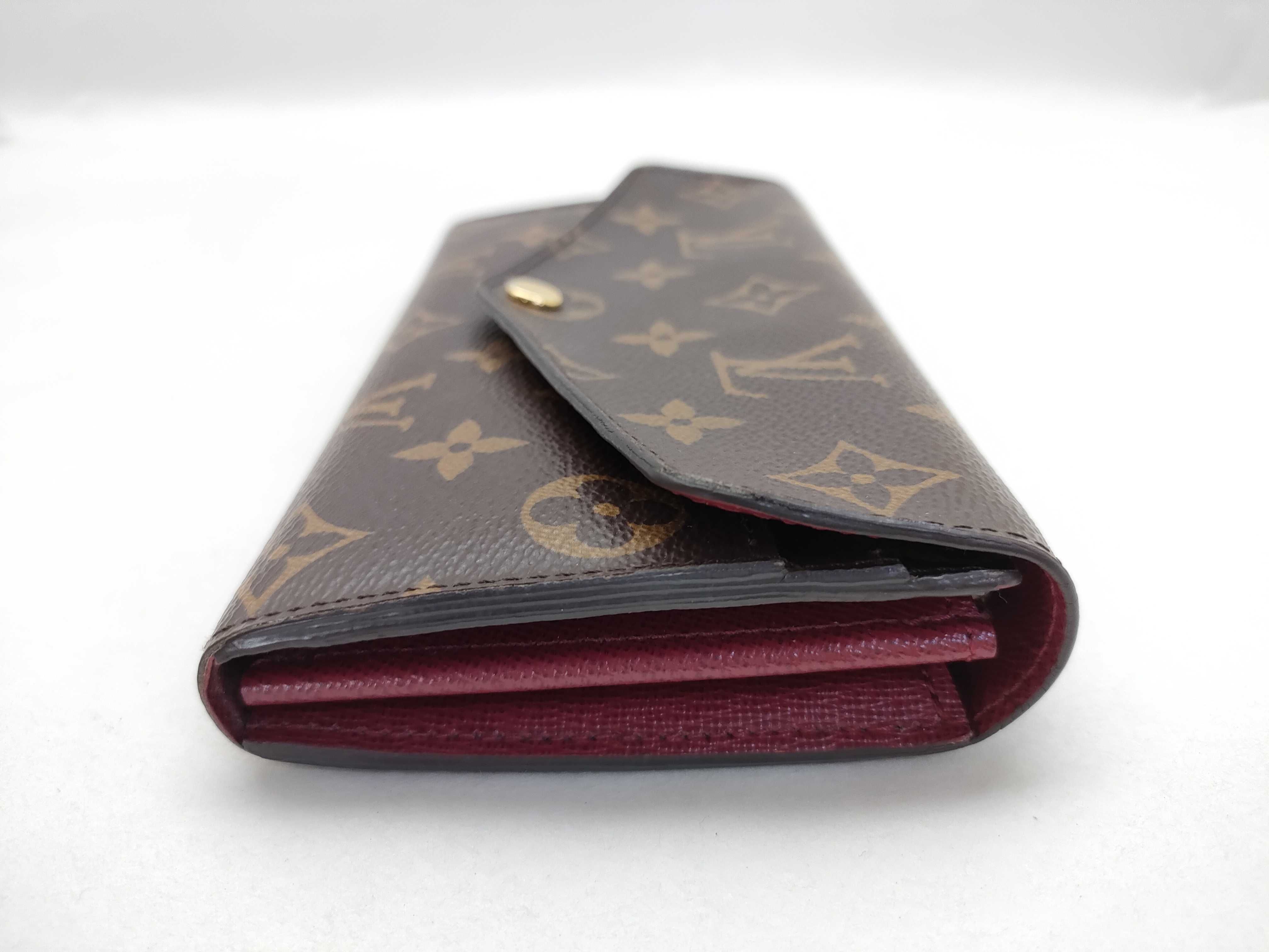 Monogram Portefeuille Sarah Fuchsia Pink Wallet — view 4