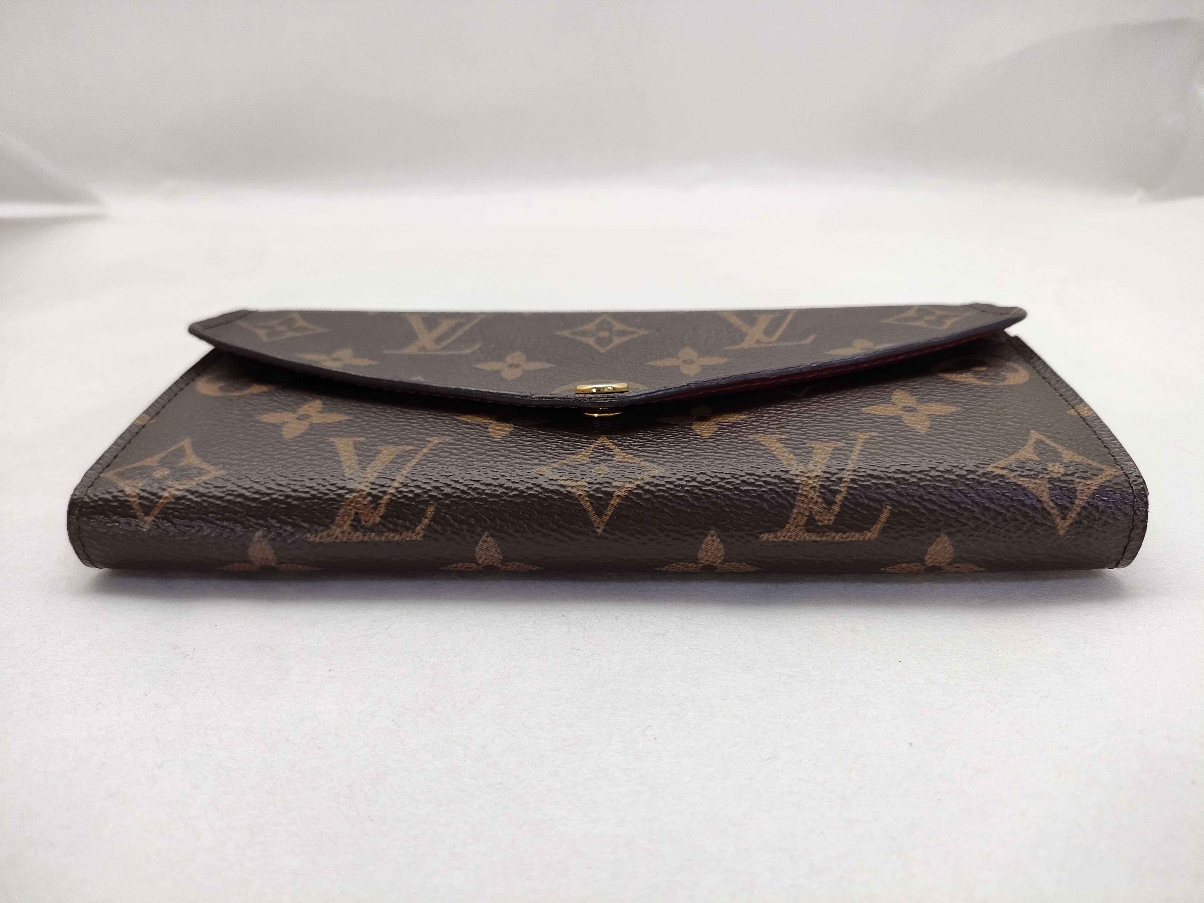 Monogram Portefeuille Sarah Fuchsia Pink Wallet — view 5