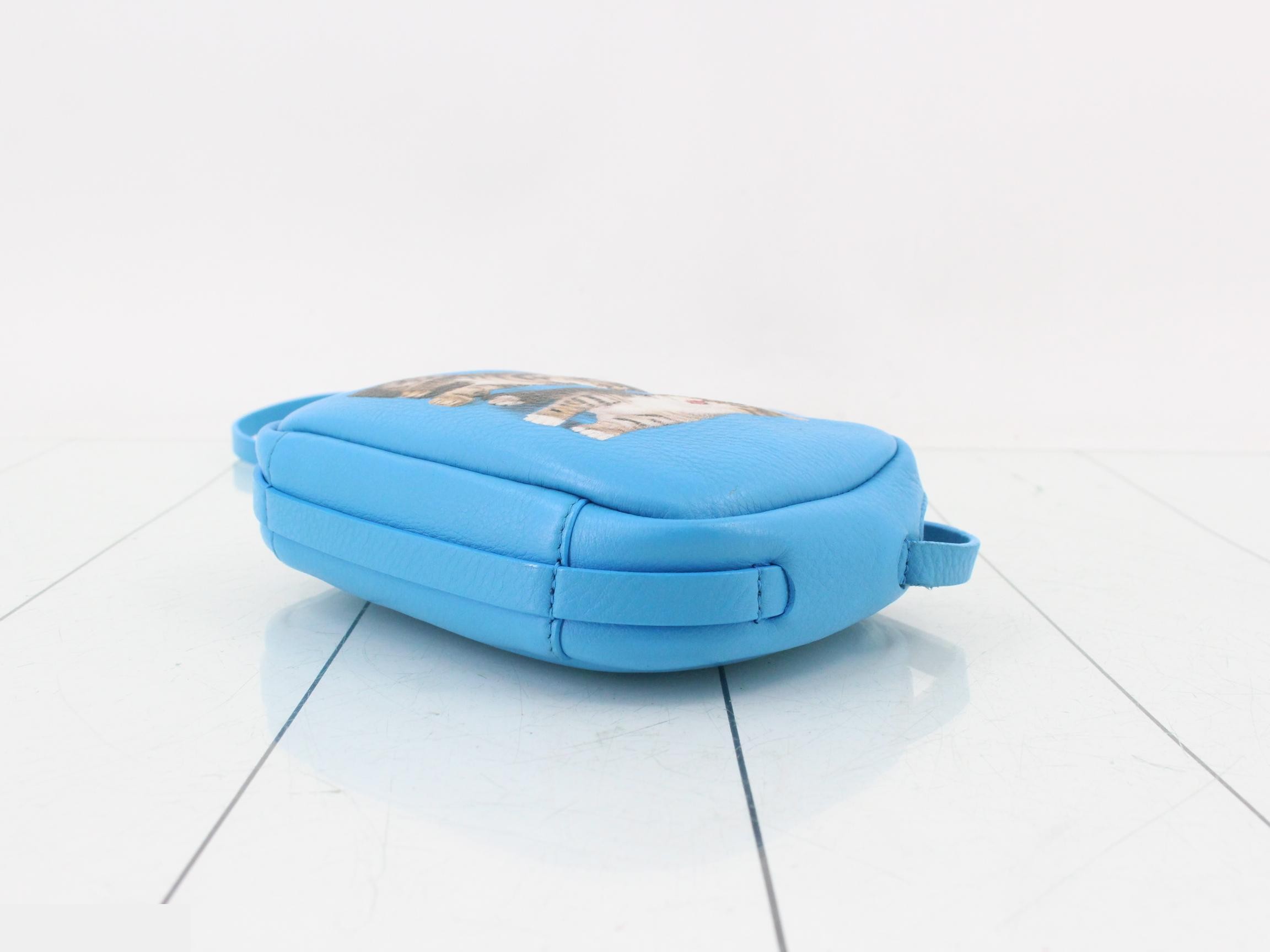 Everyday Camera Bag XS Cat Leather/Light Blue — view 6