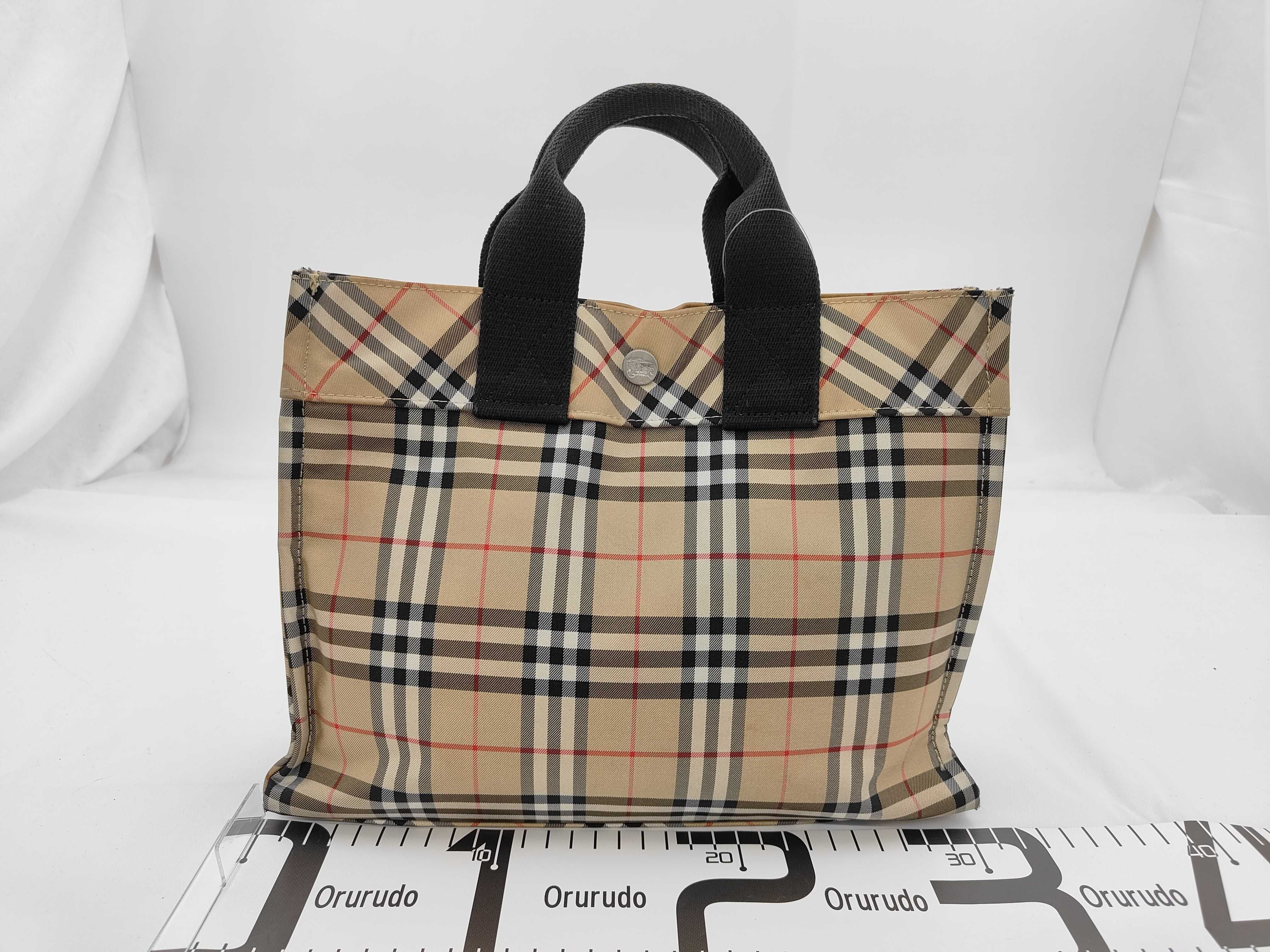 London Blue Label Nova Check Pattern Handbag Tote Bag — view 2