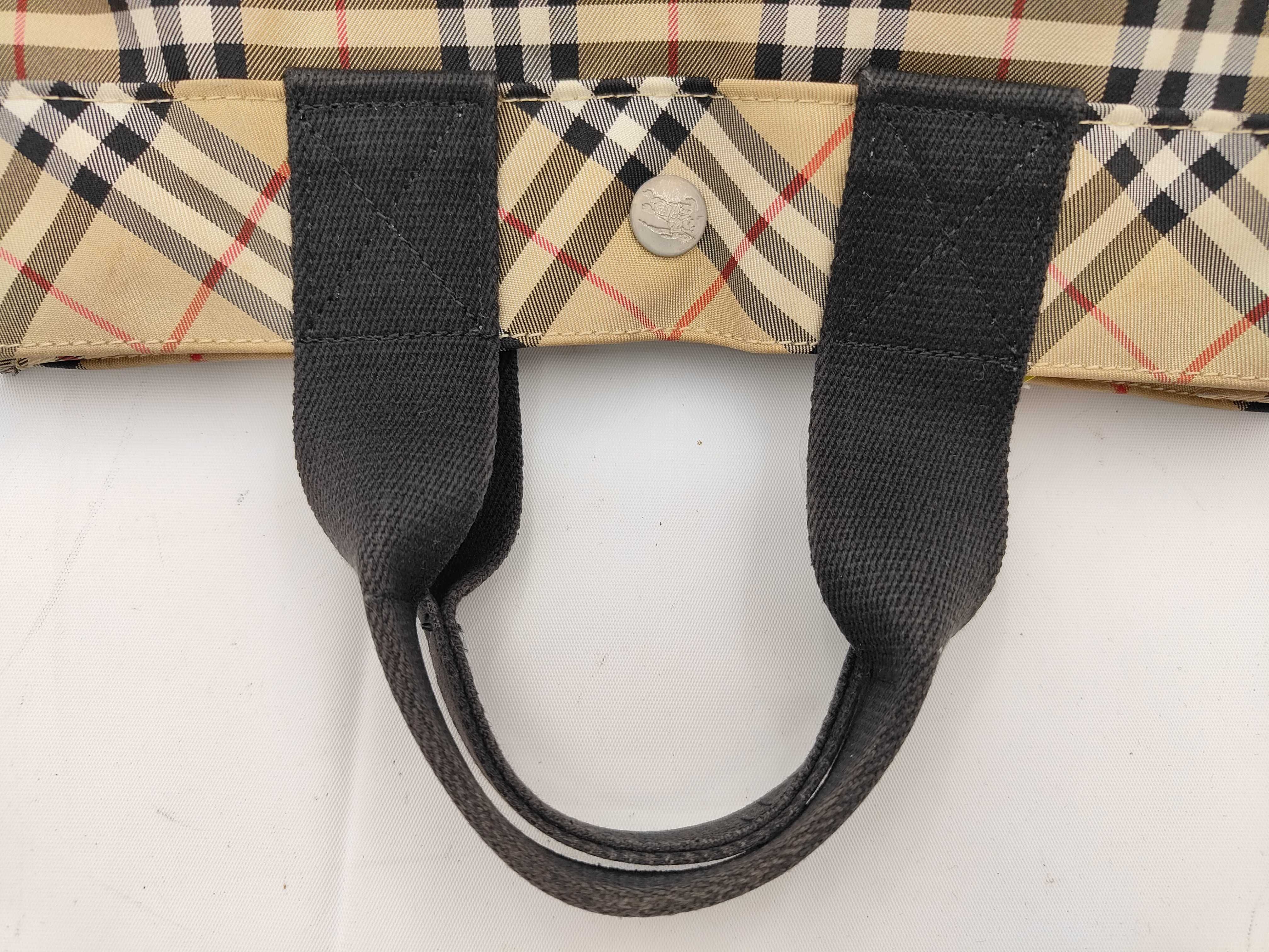 London Blue Label Nova Check Pattern Handbag Tote Bag — view 3