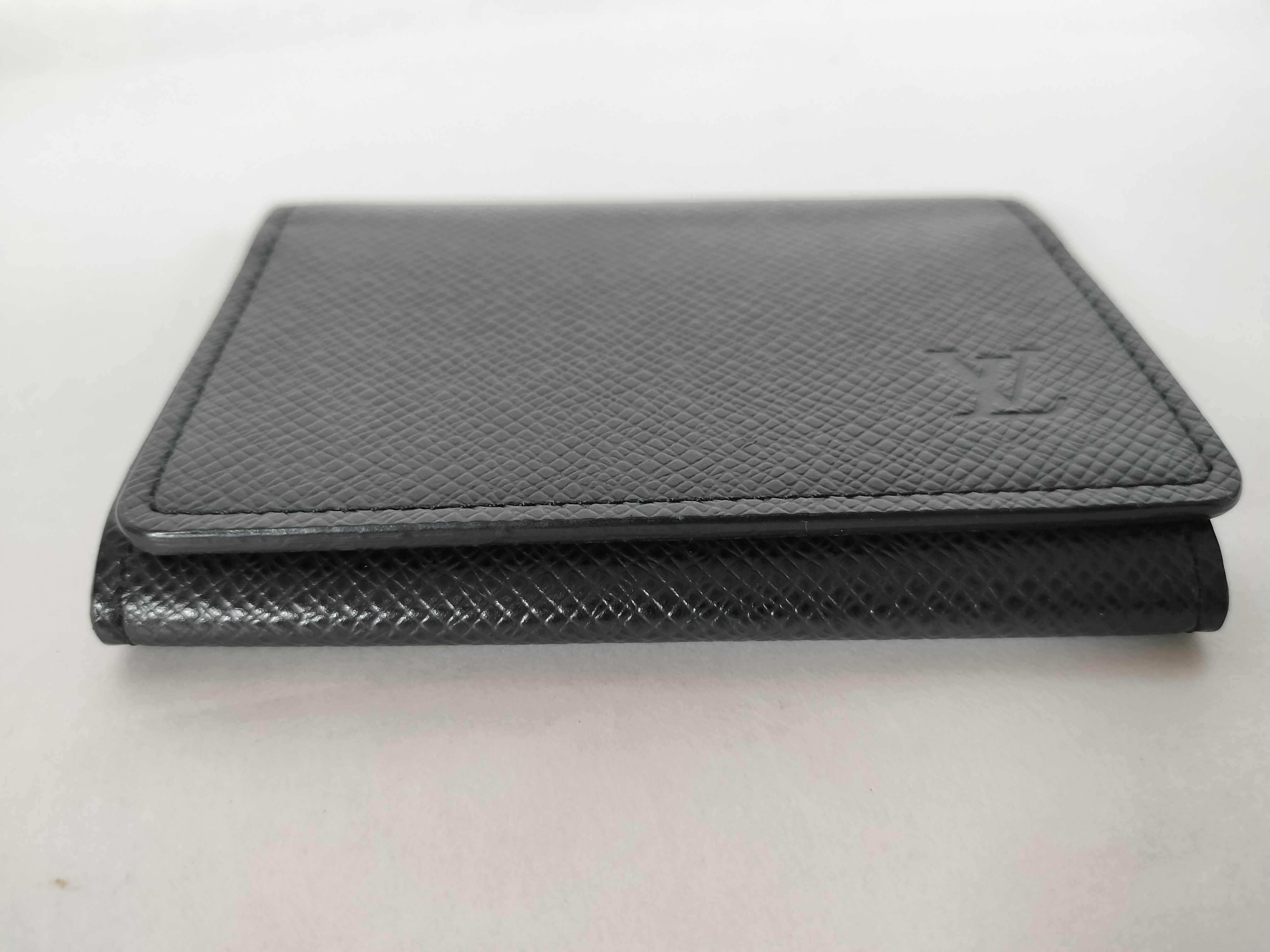 Taiga Louis Vuitton Taiga Envelope Card Case Business Card Holder Card Case — view 4