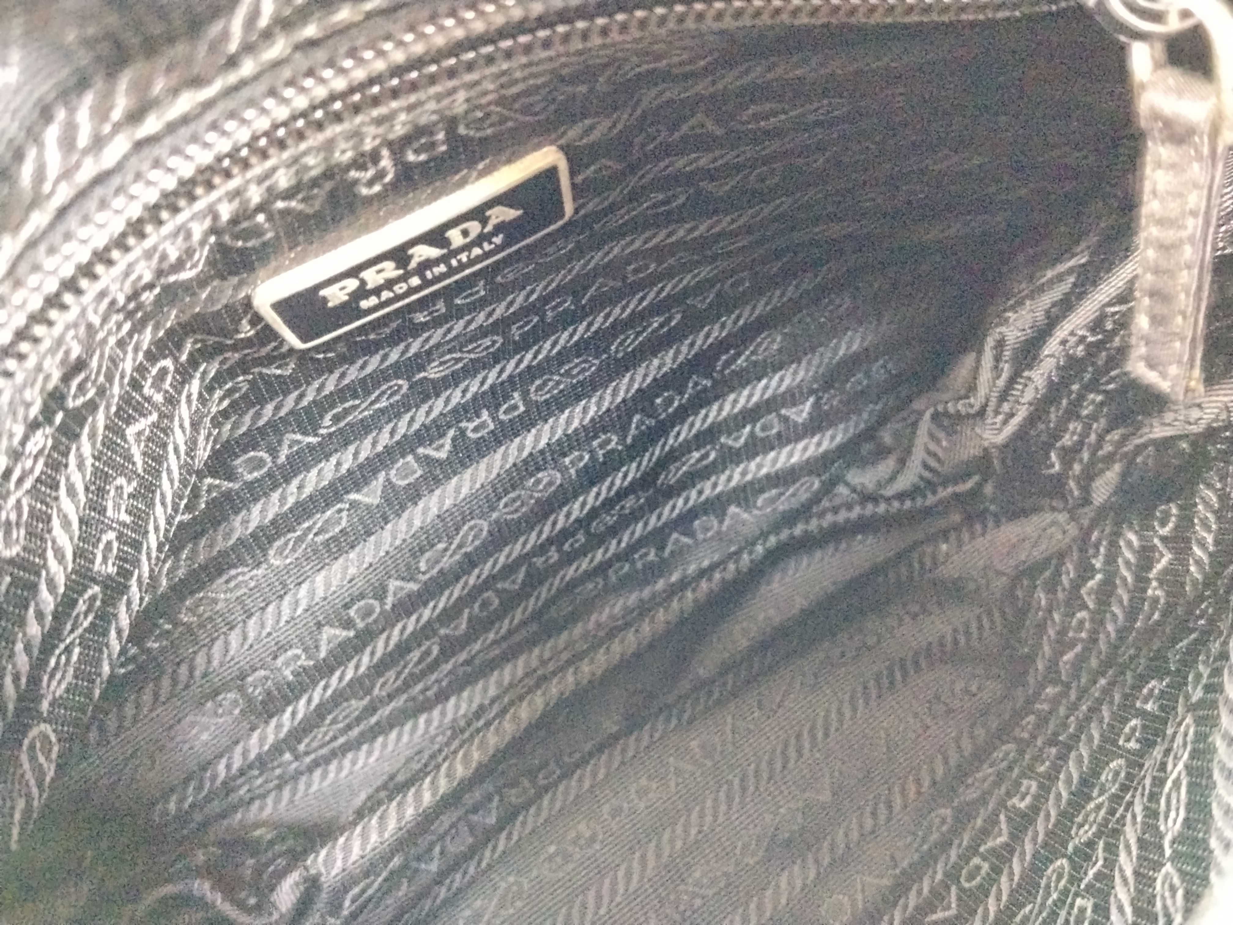Nylon Shoulder Bag, Black Nylon Shoulder Bag — view 12