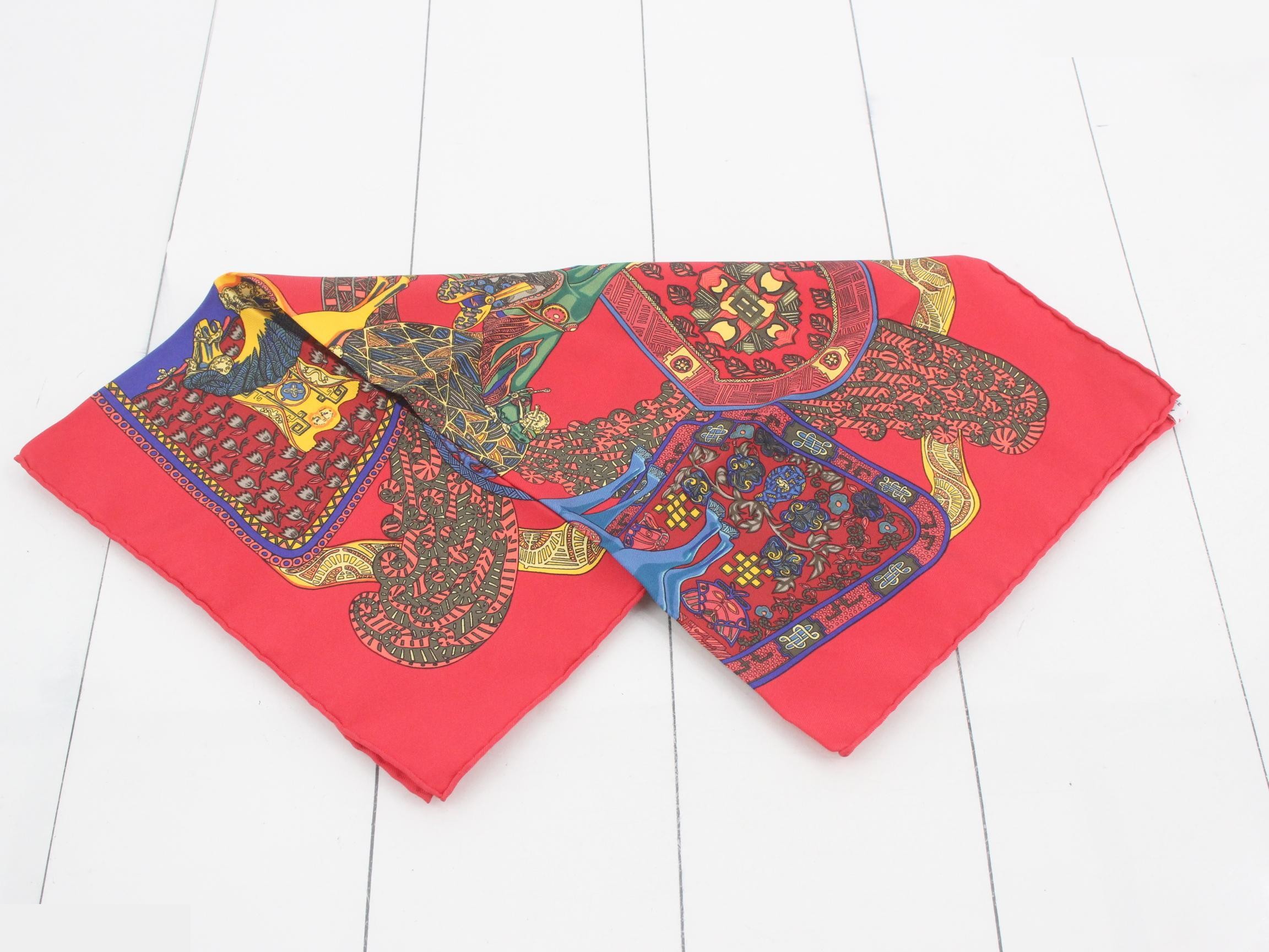Carre Scarf, Multicolor — view 3
