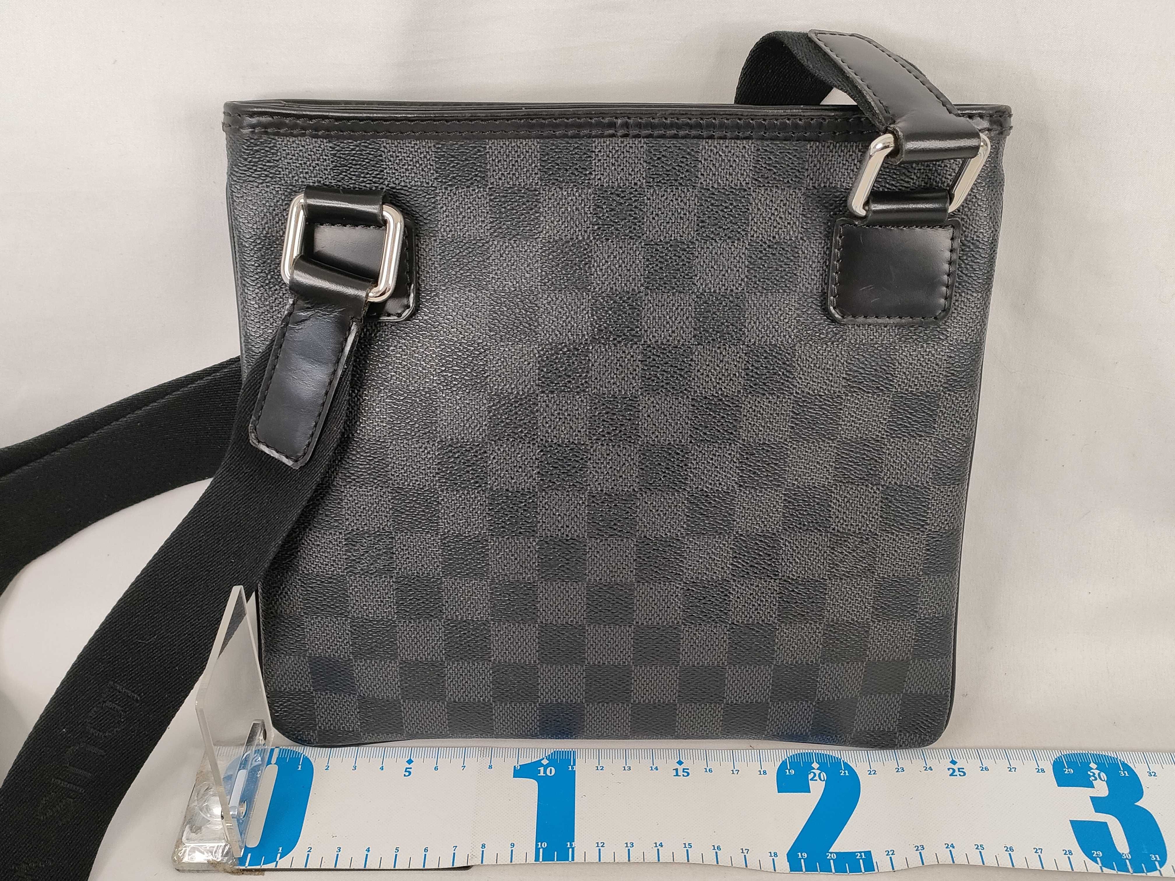 Damier Graphite Thomas Graphite Shoulder Bag — view 2