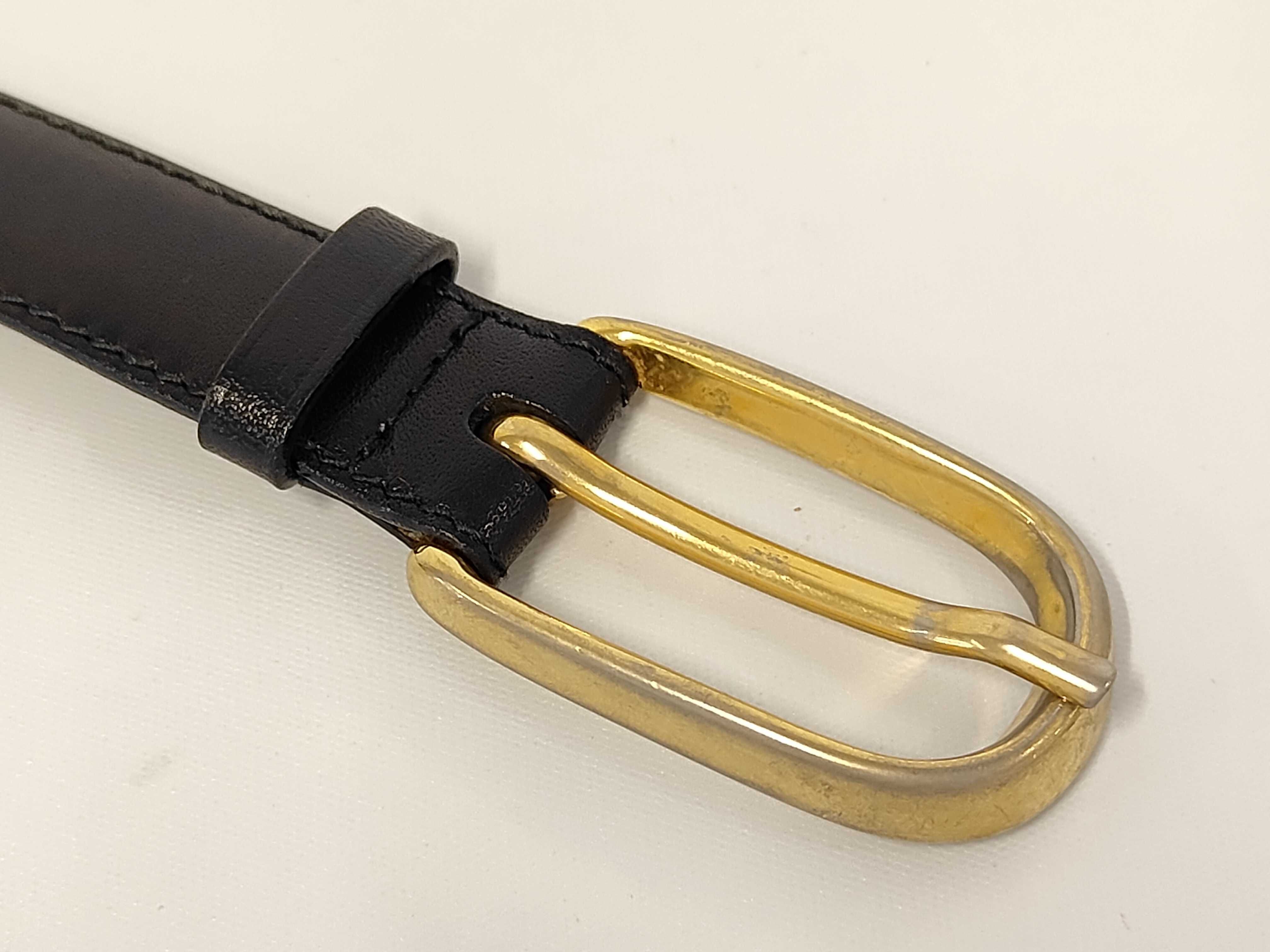 Carriage Leather Belt Size 60 Belt — view 2