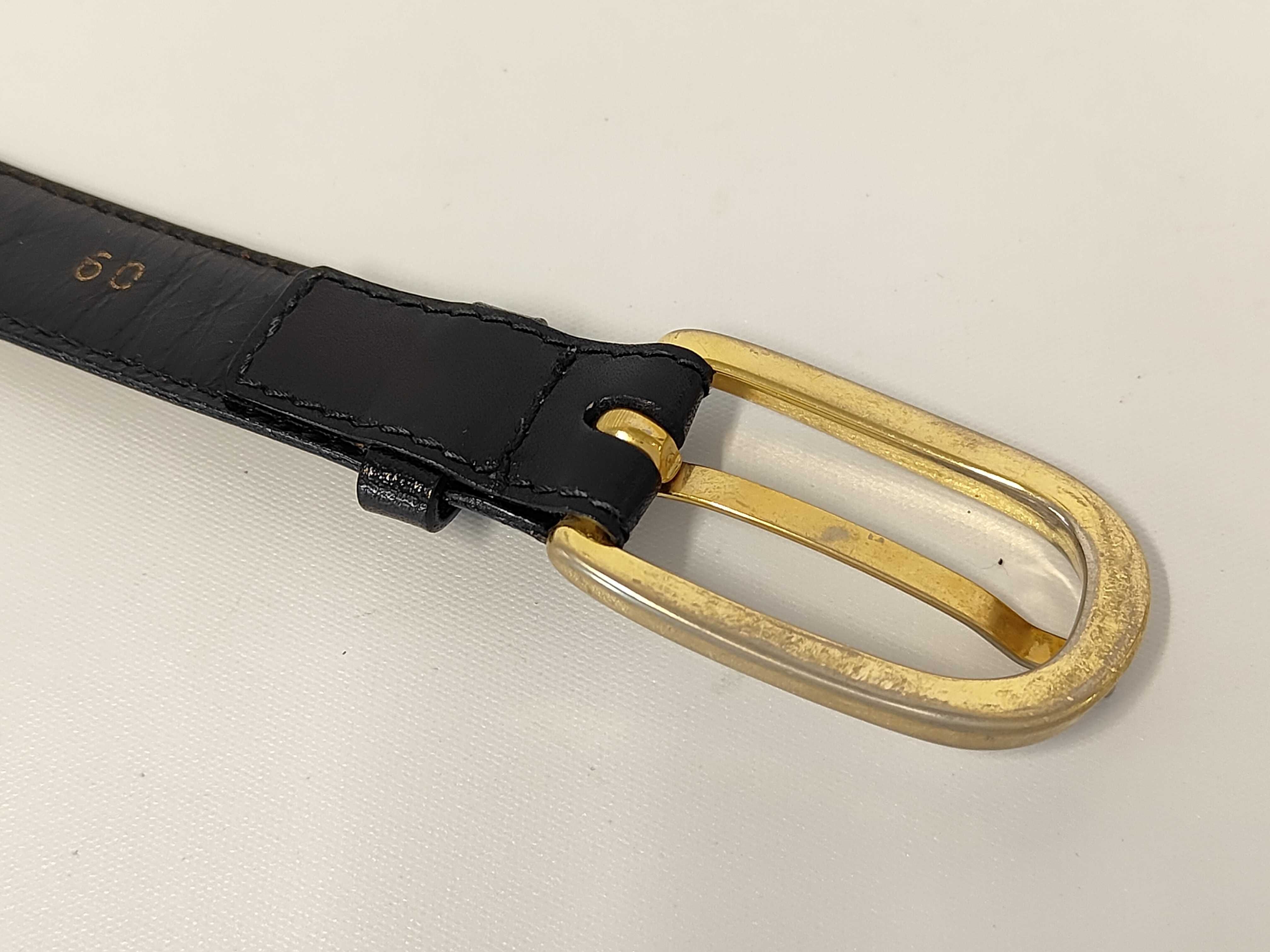 Carriage Leather Belt Size 60 Belt — view 3