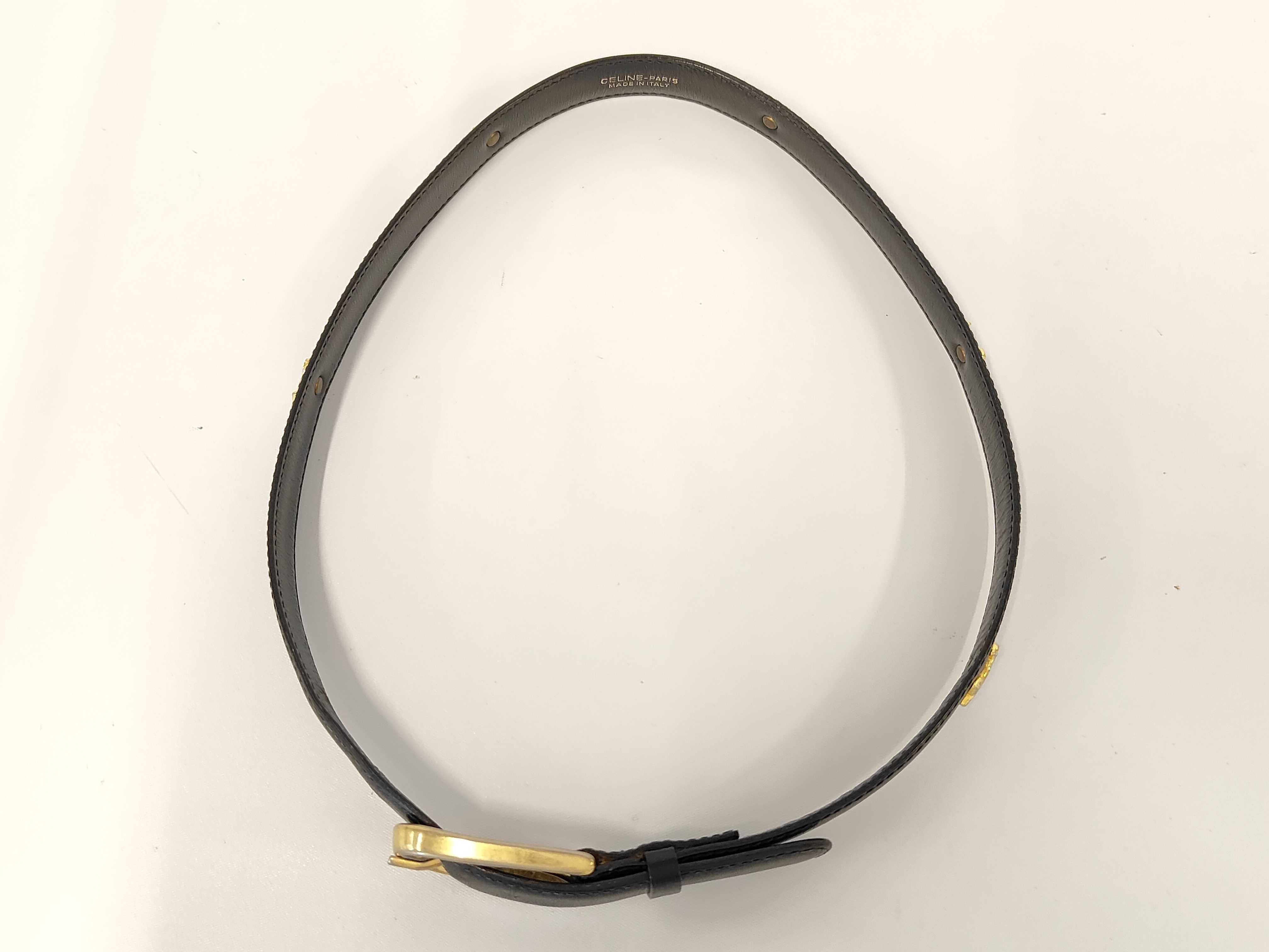 Carriage Leather Belt Size 60 Belt — view 8