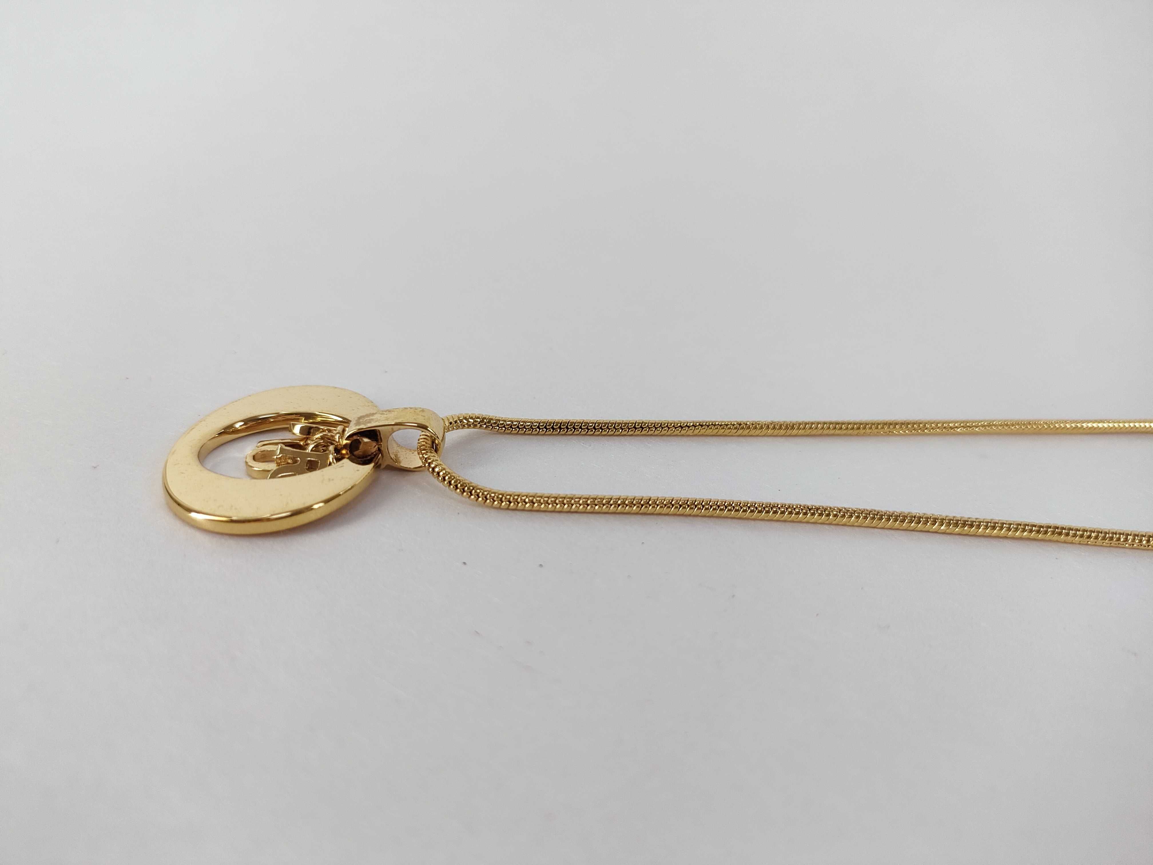 Logo Gold Snake Chain Necklace — view 6