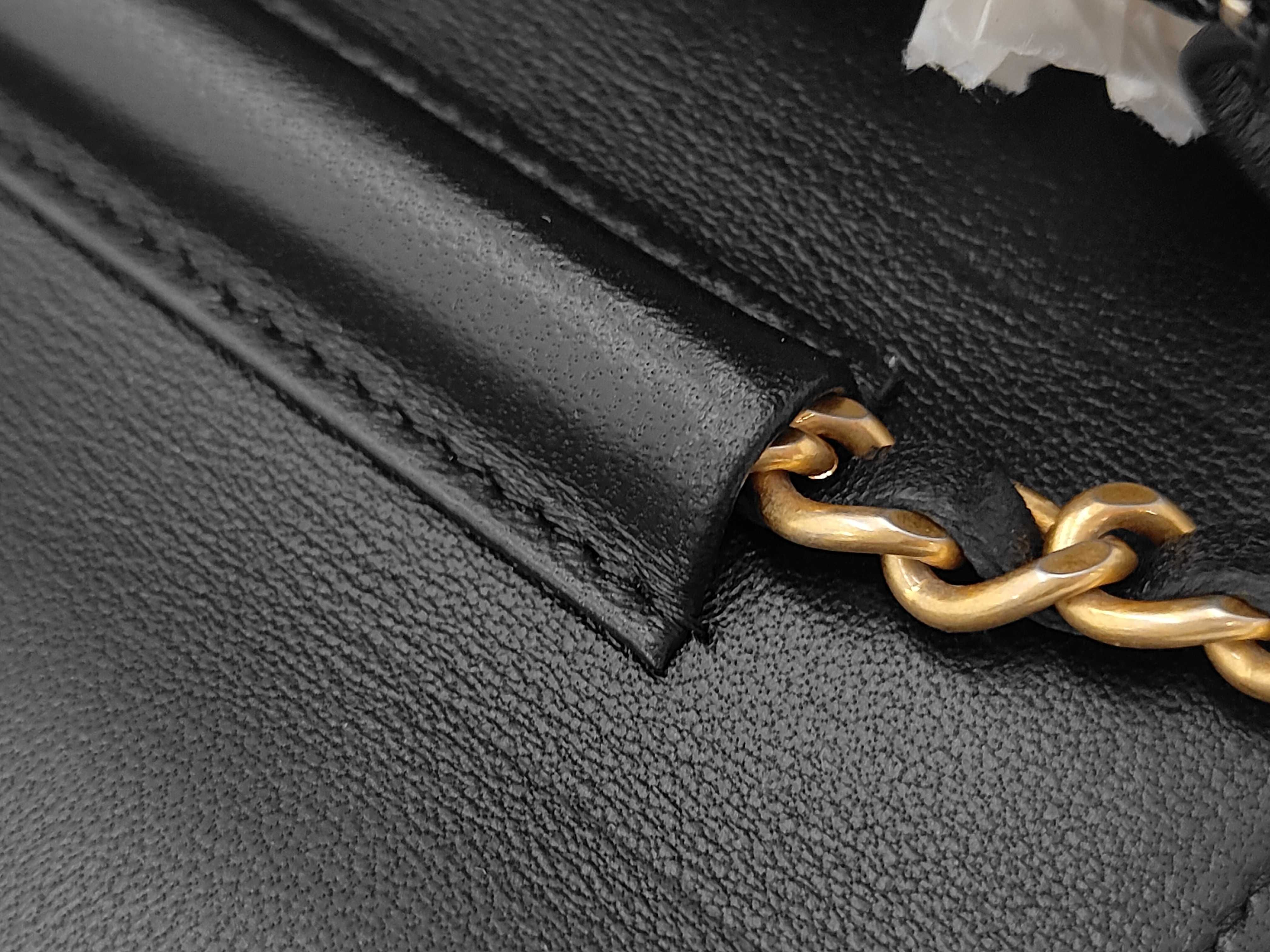 WOC Chain Wallet, Black, No Card Holder, Shoulder Bag — view 7