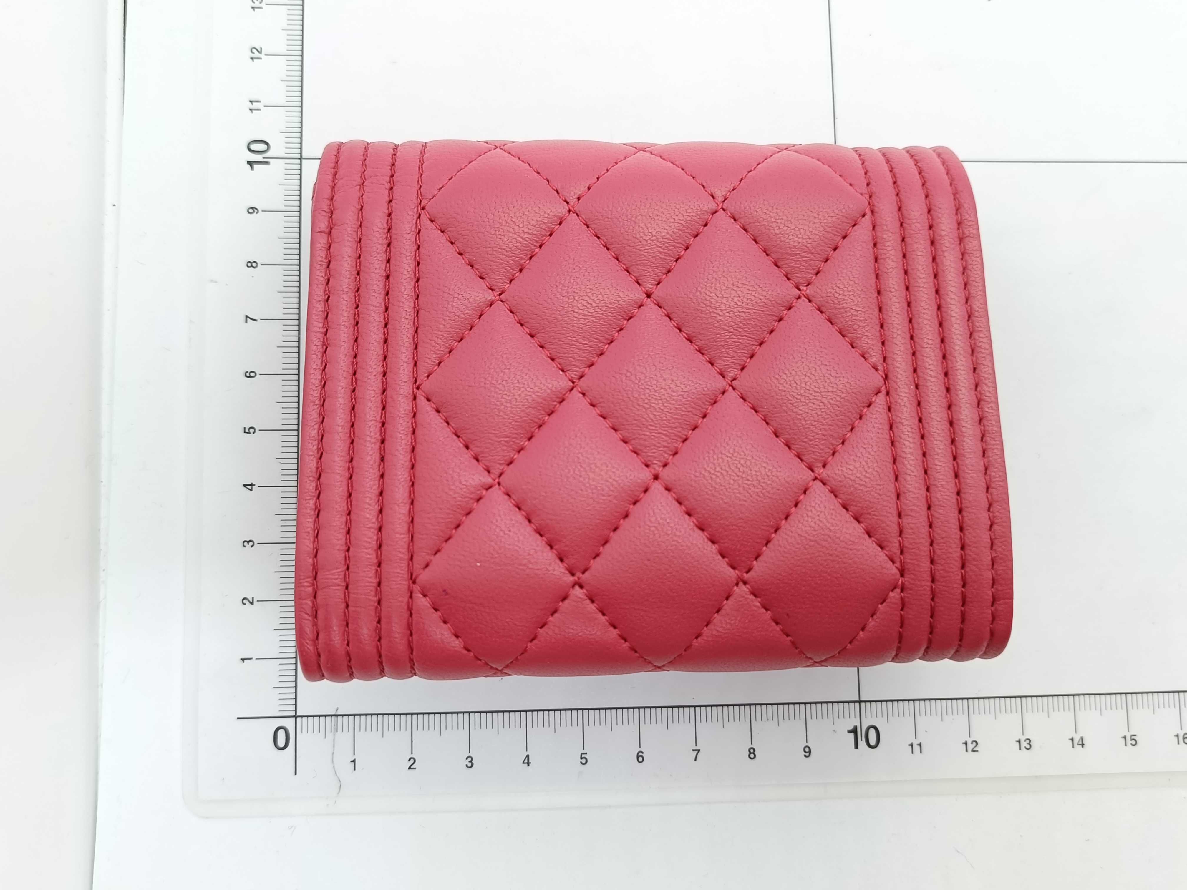 Lambskin Boy Chanel Trifold Wallet — view 2