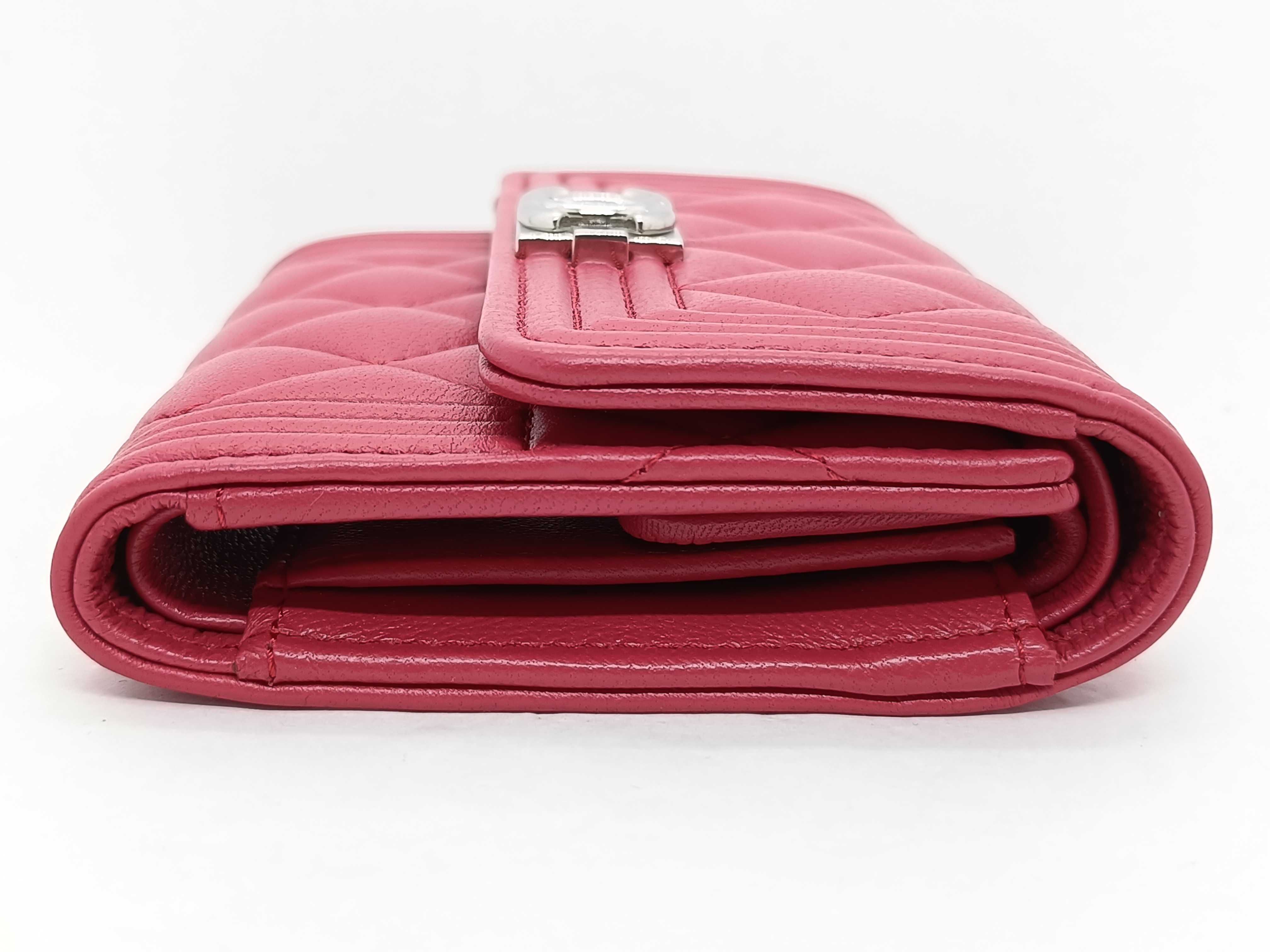 Lambskin Boy Chanel Trifold Wallet — view 3