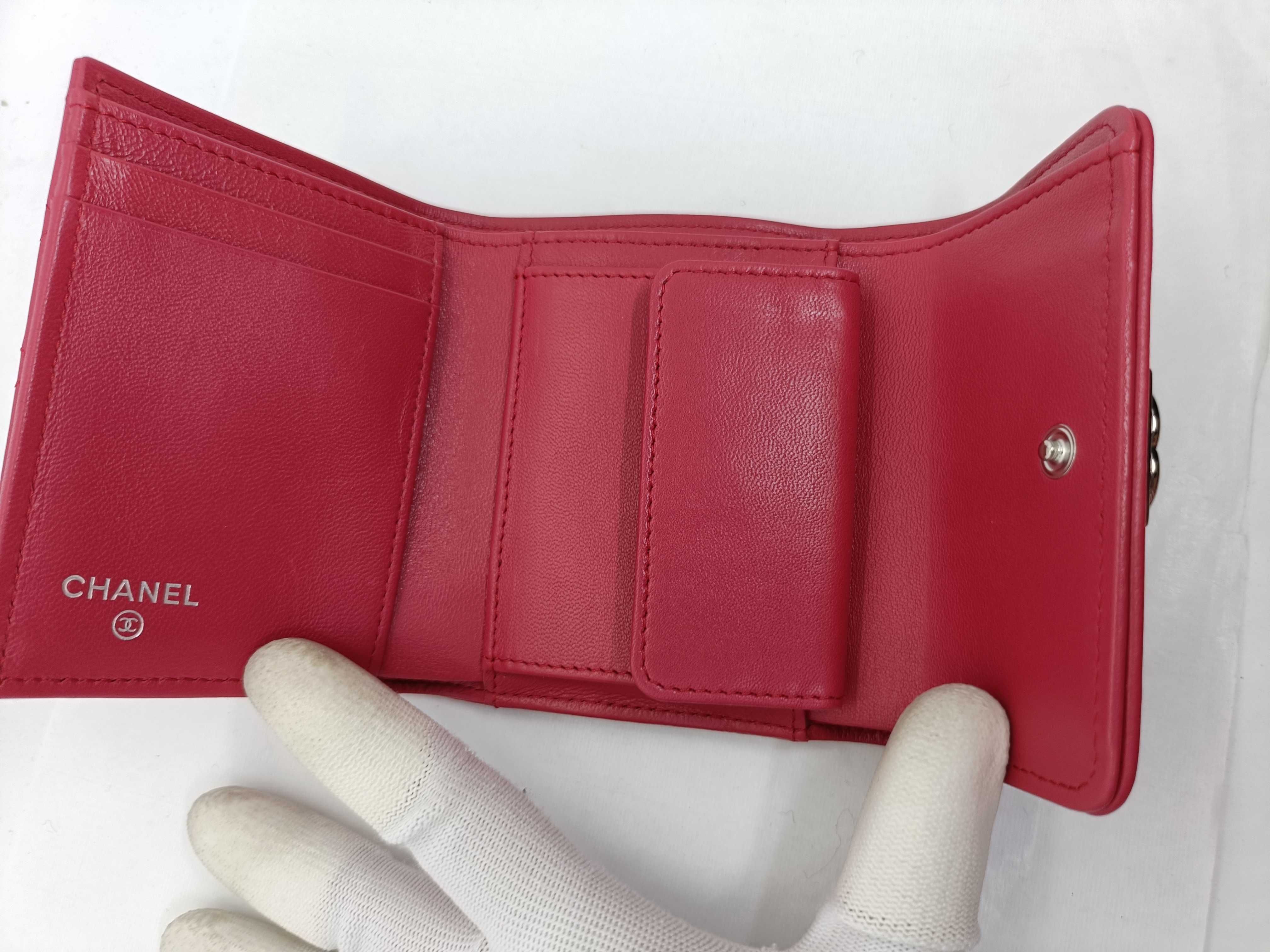 Lambskin Boy Chanel Trifold Wallet — view 8
