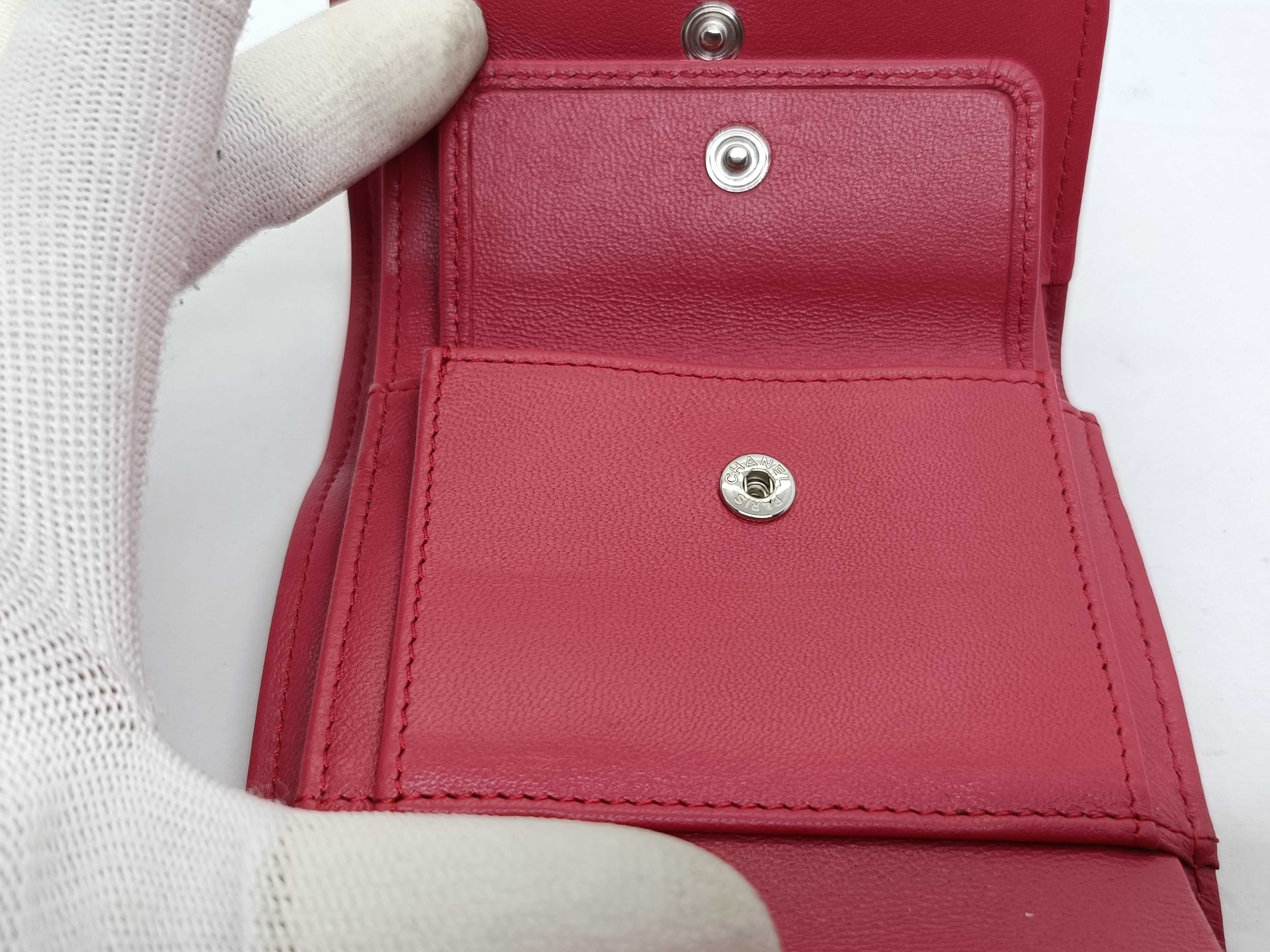 Lambskin Boy Chanel Trifold Wallet — view 9