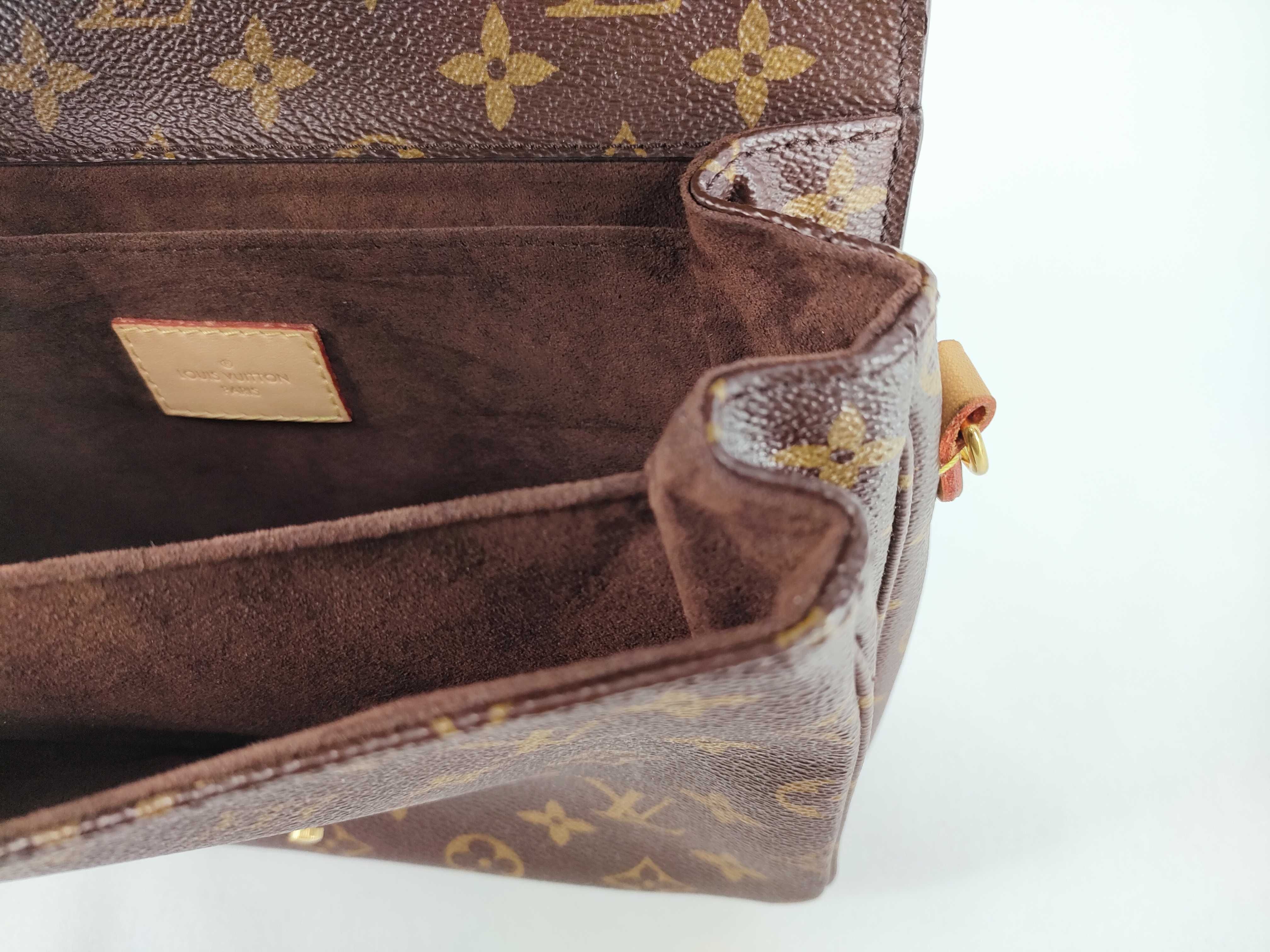 Monogram Louis Vuitton M44875 Monogram Pochette Metis MM 2WAY Handbag — view 11