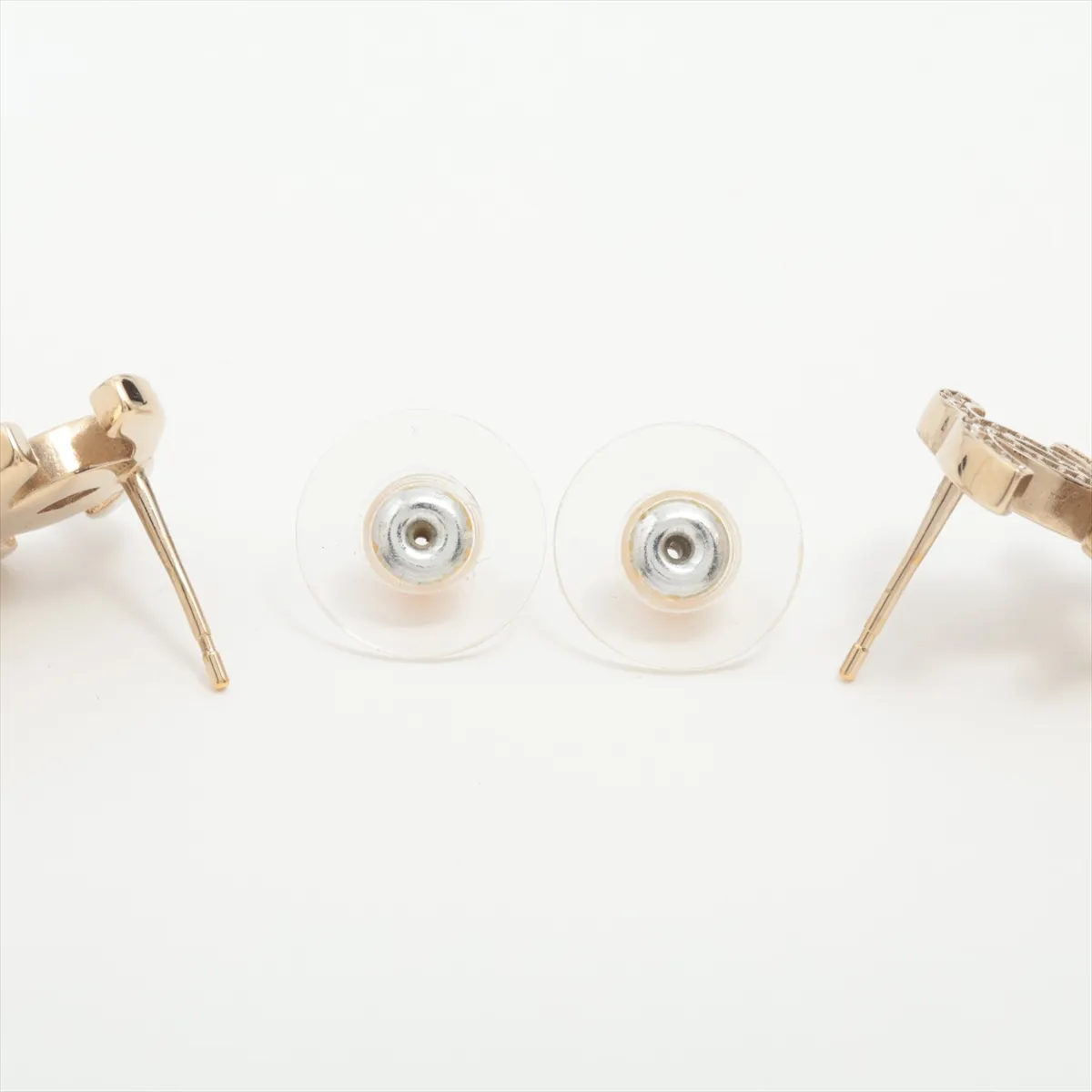Coco Mark Star & Heart B19B Earrings (Pair) GP x Rhinestone x Faux Pearl Gold - — view 4