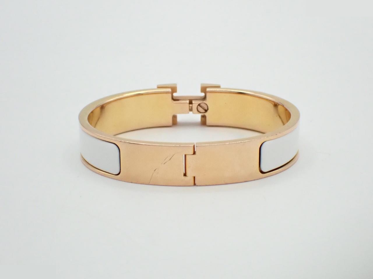 Click Crack Bracelet, Gold, Wrist Circumference Approx. 16cm — view 2