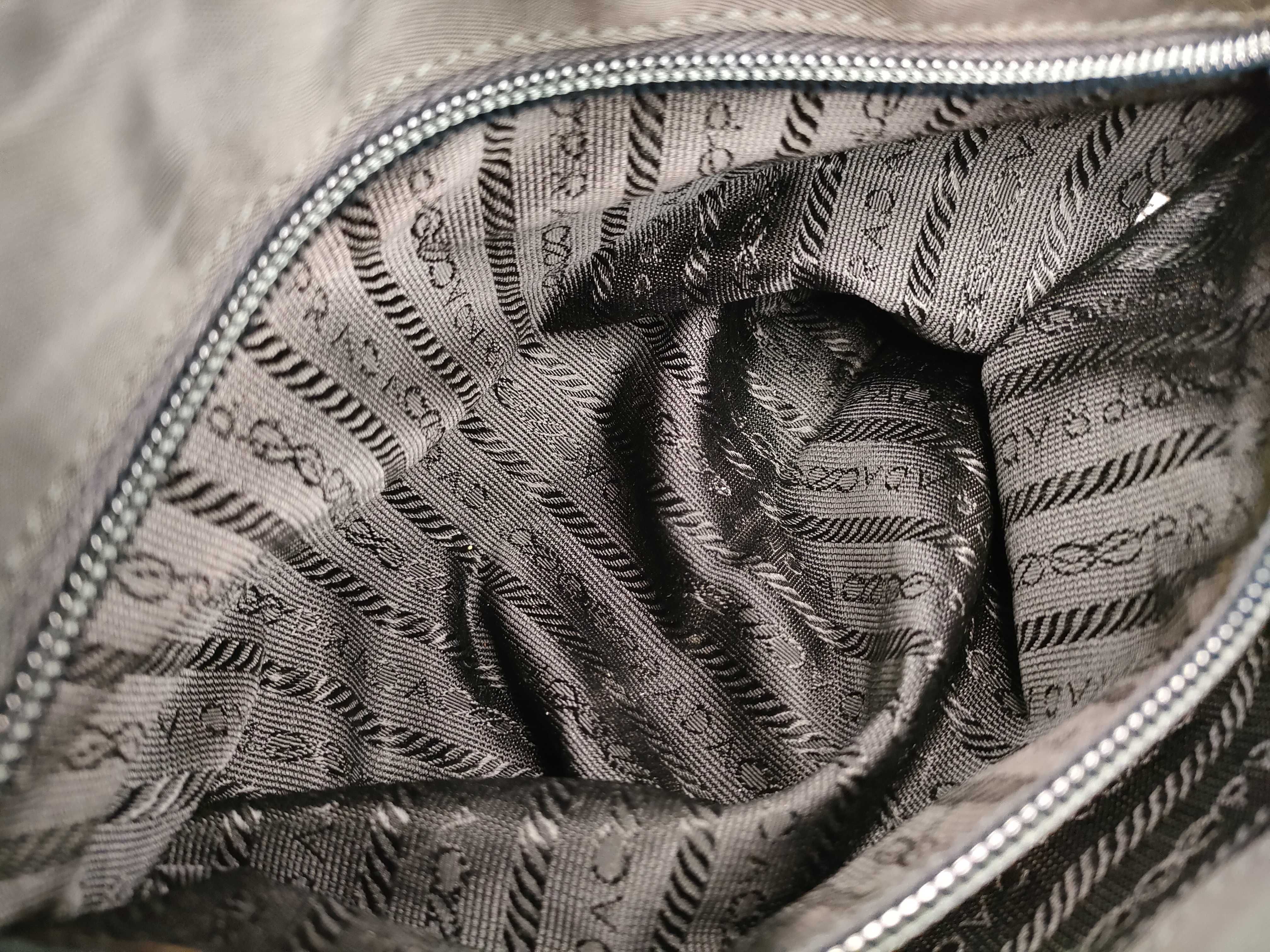 Nylon Prada Handbag Triangle Logo Black Bag Handbag — view 12