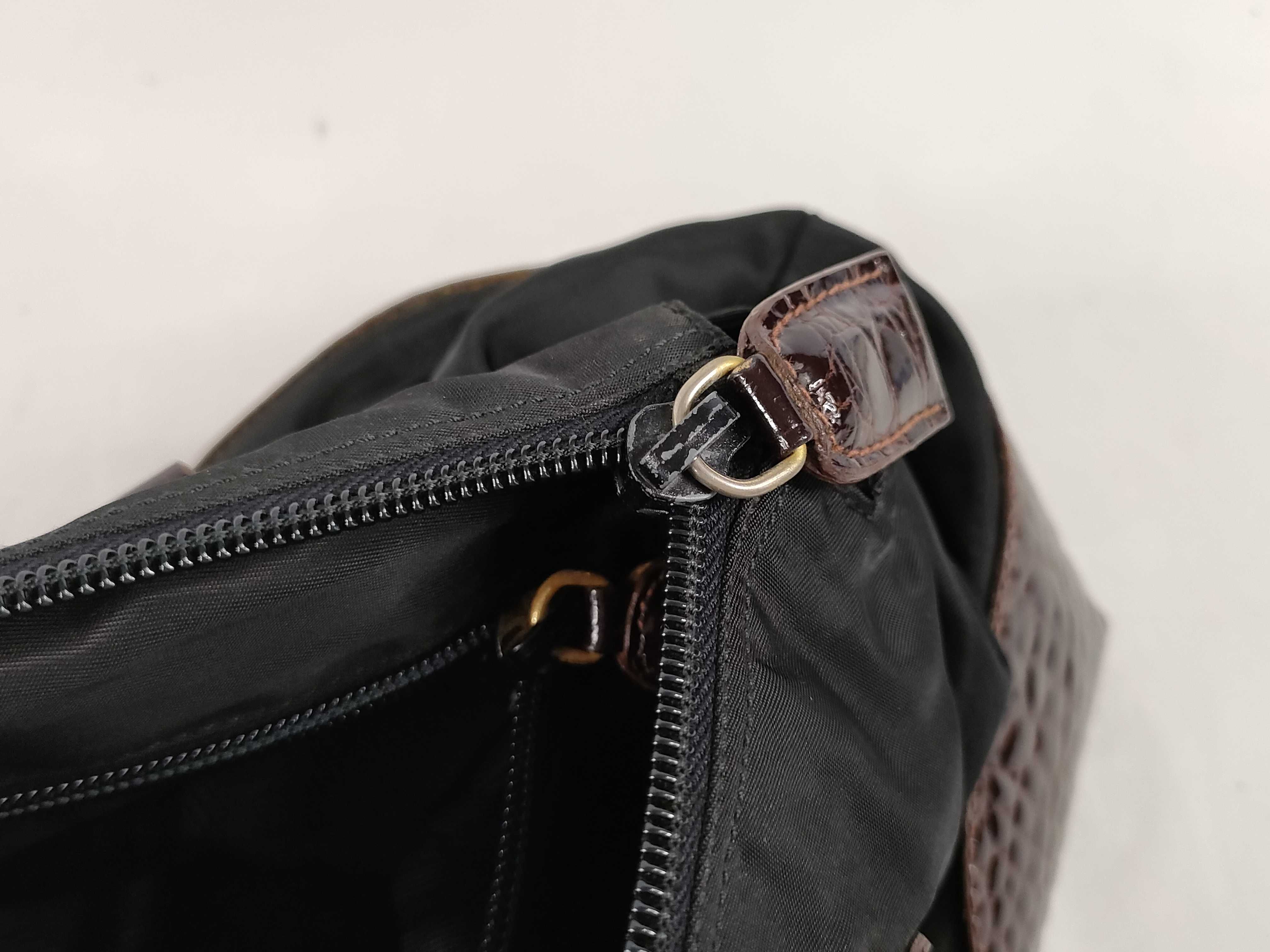 Nylon Prada Handbag Triangle Logo Black Bag Handbag — view 13