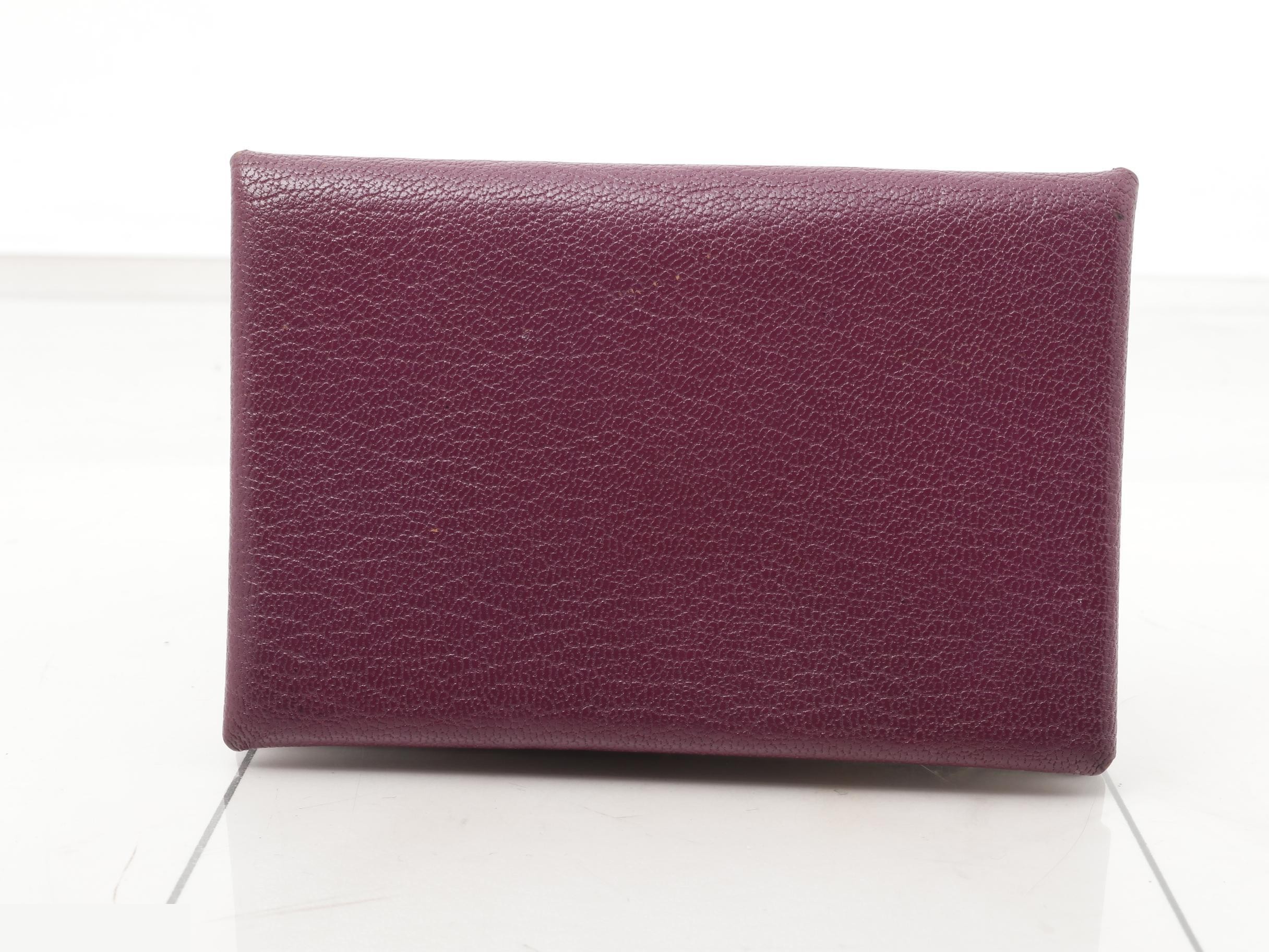 Calvi Chevre Card Case, Z Stamp — view 2