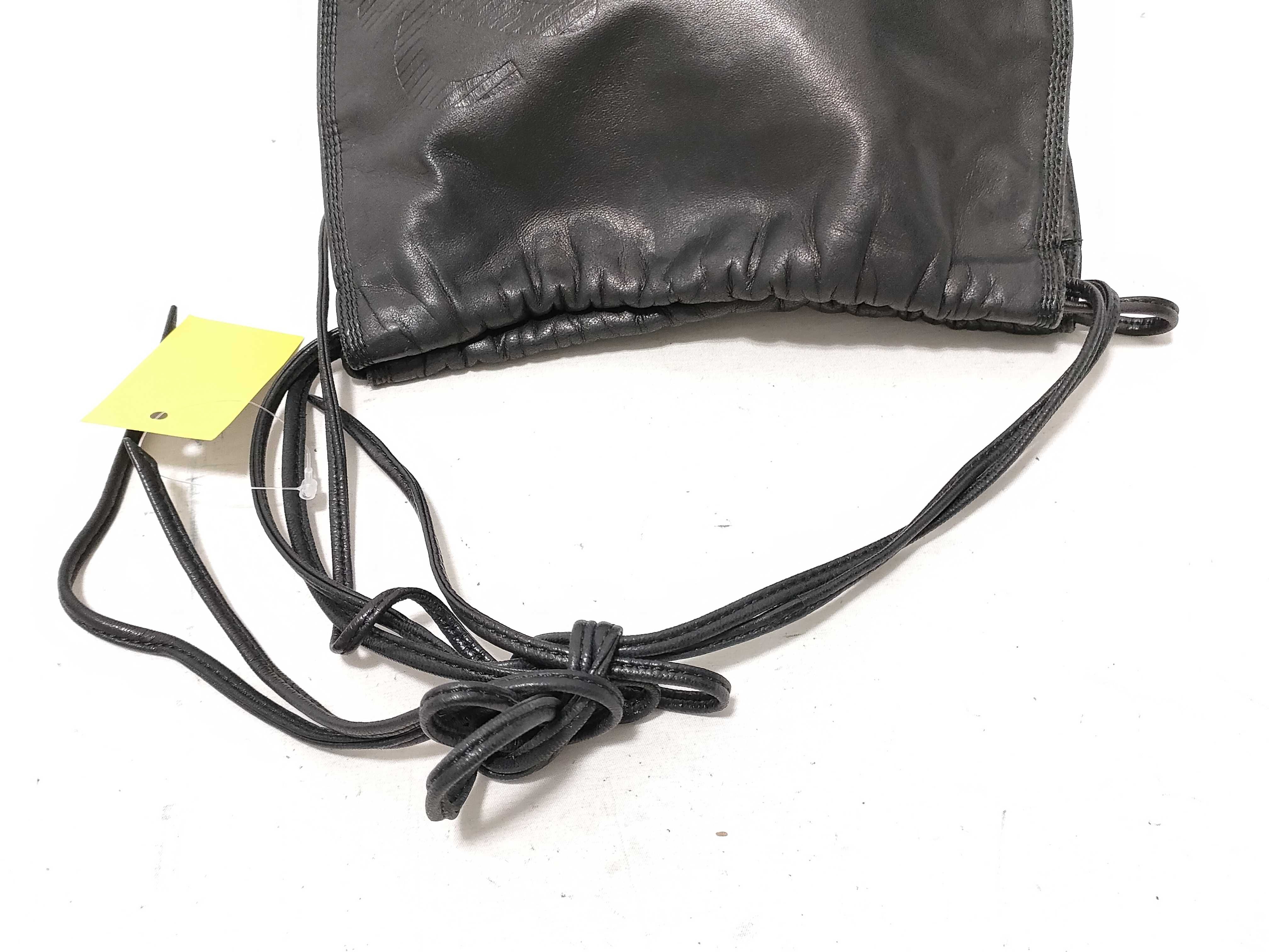 Shoulder Bag, Leather, Black — view 3