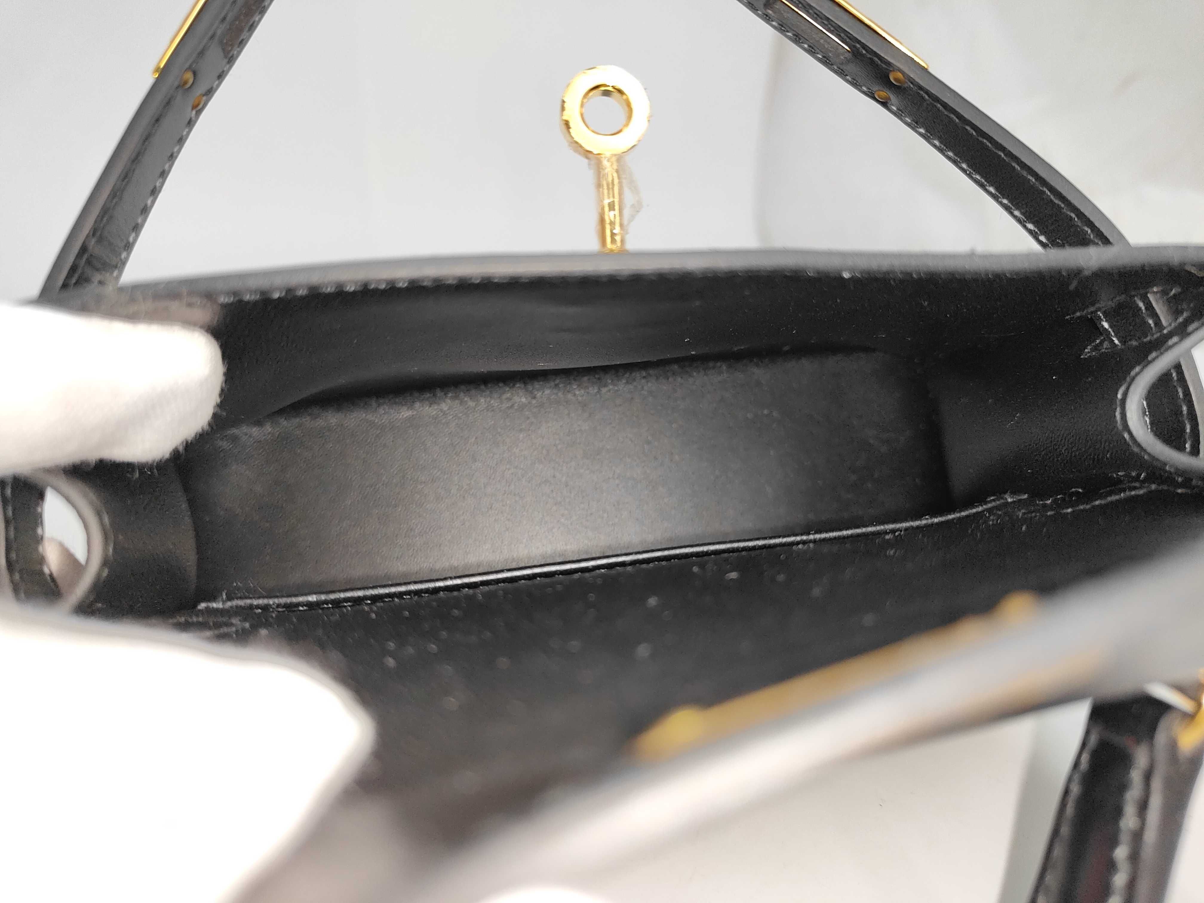 Mini Kelly II, B stamp, black box calf leather, gold hardware, dust bag, box, handbag. — view 8